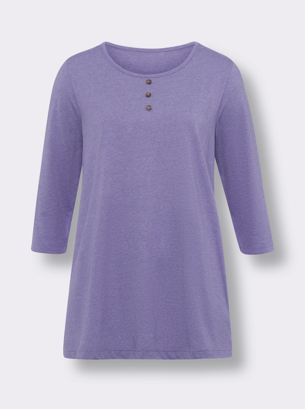 Longshirt - lavendel-meliert