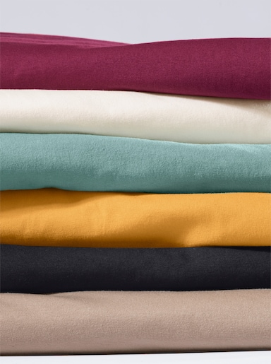 Rollkragenshirt - bordeaux