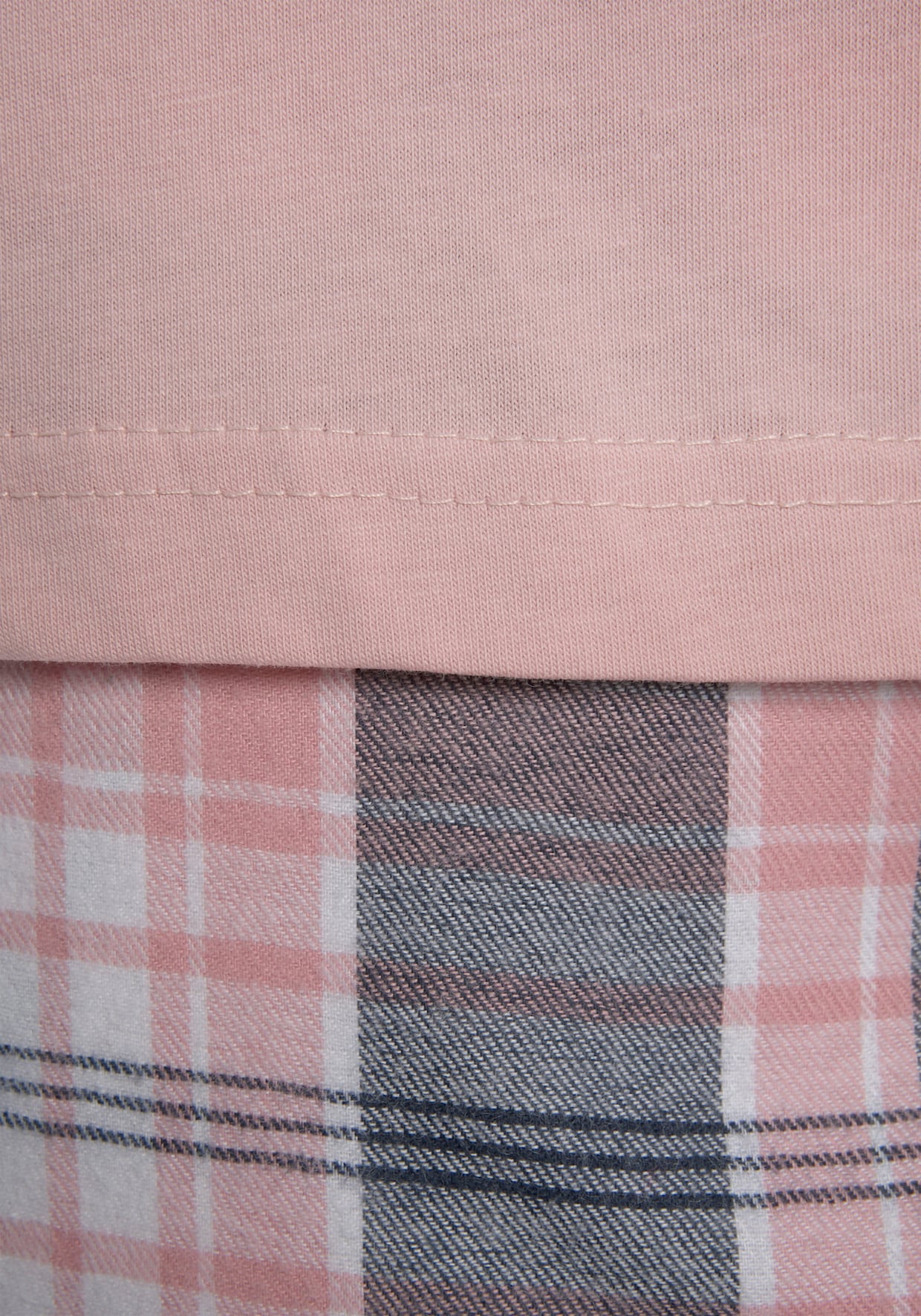 H.I.S Pyjama - violet-bleu-rose à carreaux