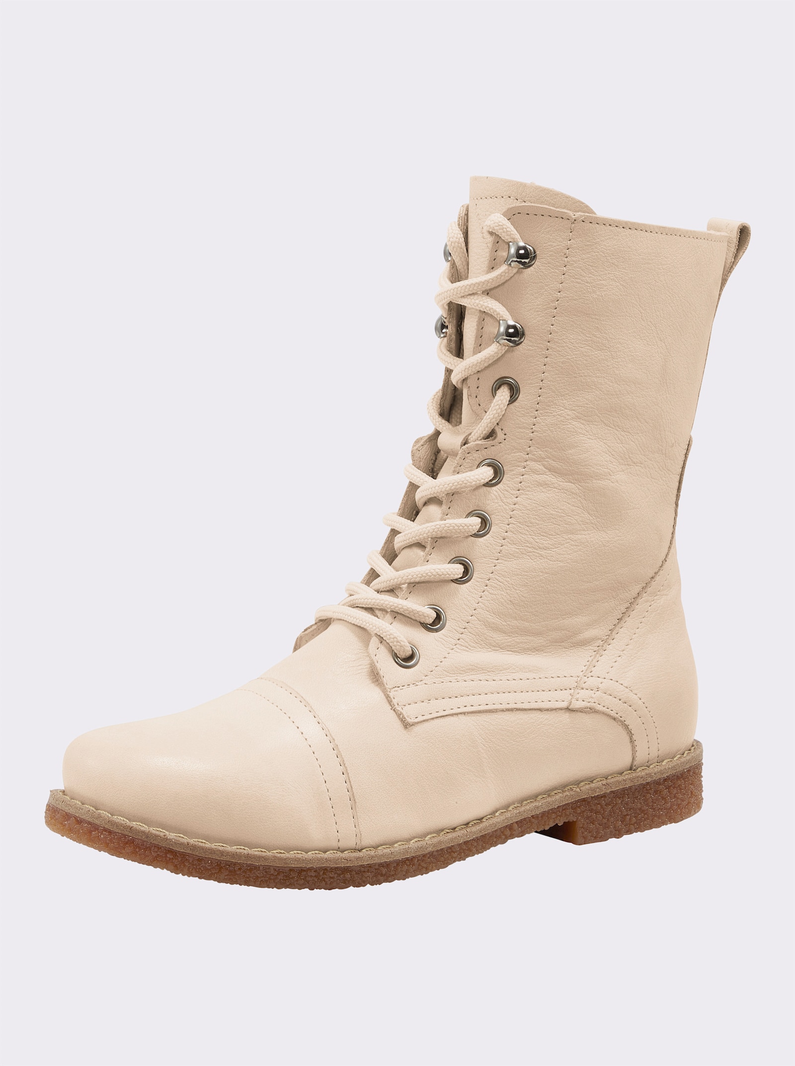 Andrea Conti Schnürstiefelette - creme