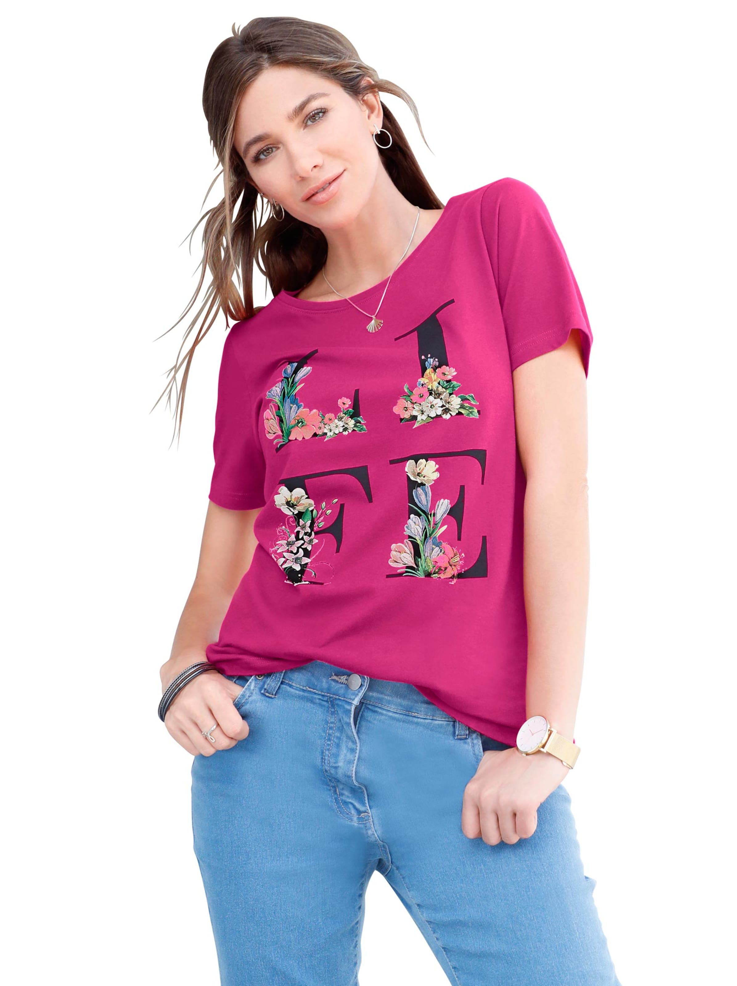 Shirt - pink-gemustert