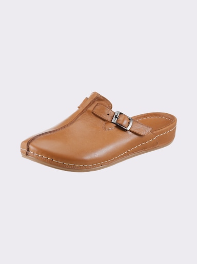 Andrea Conti Clog mit flexibler Laufsohle - camel