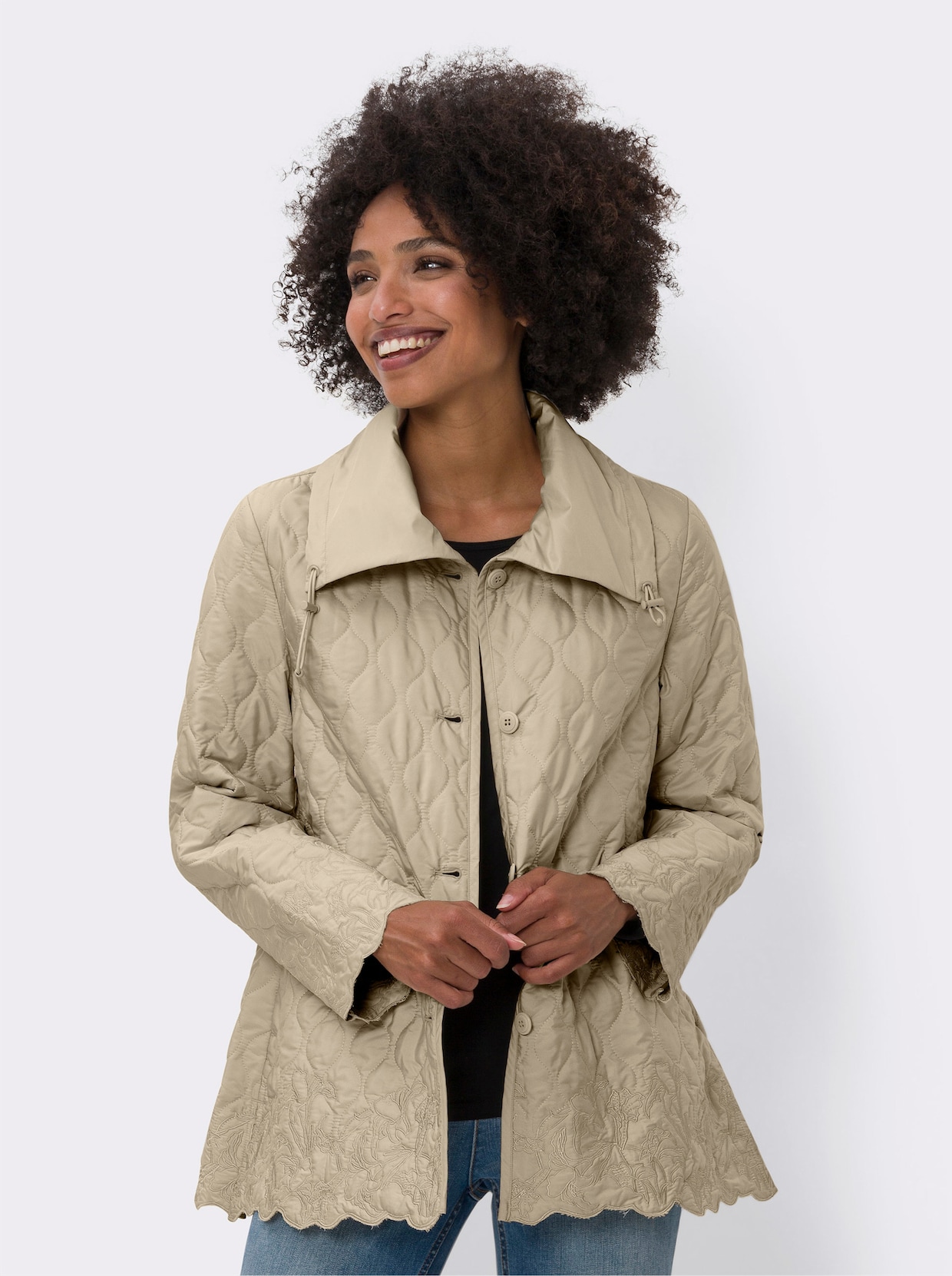 heine Steppjacke - sand