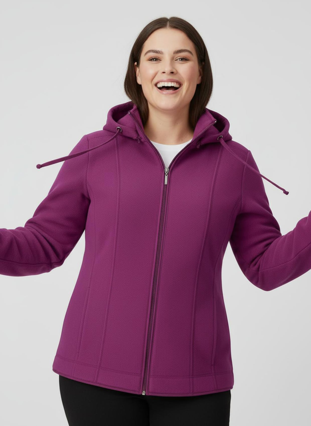 Fleecejacke - fuchsia