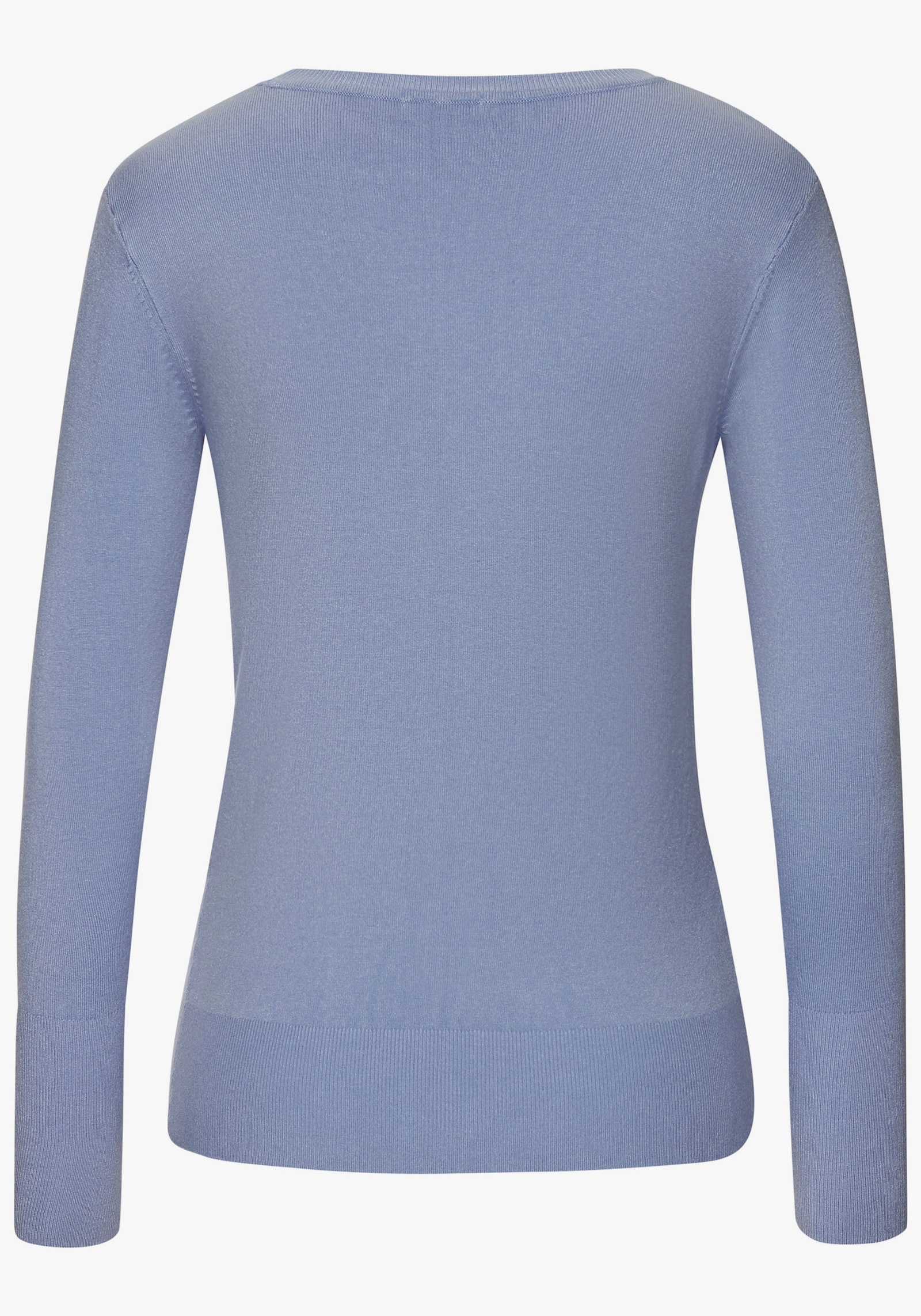 Vivance V-Ausschnitt-Pullover - hellblau