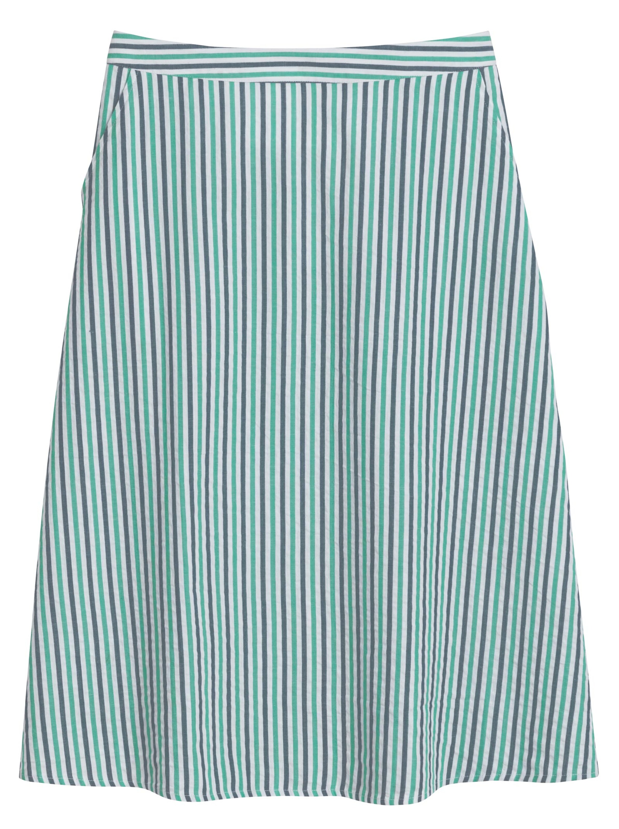 Rock - marine-grün-geringelt