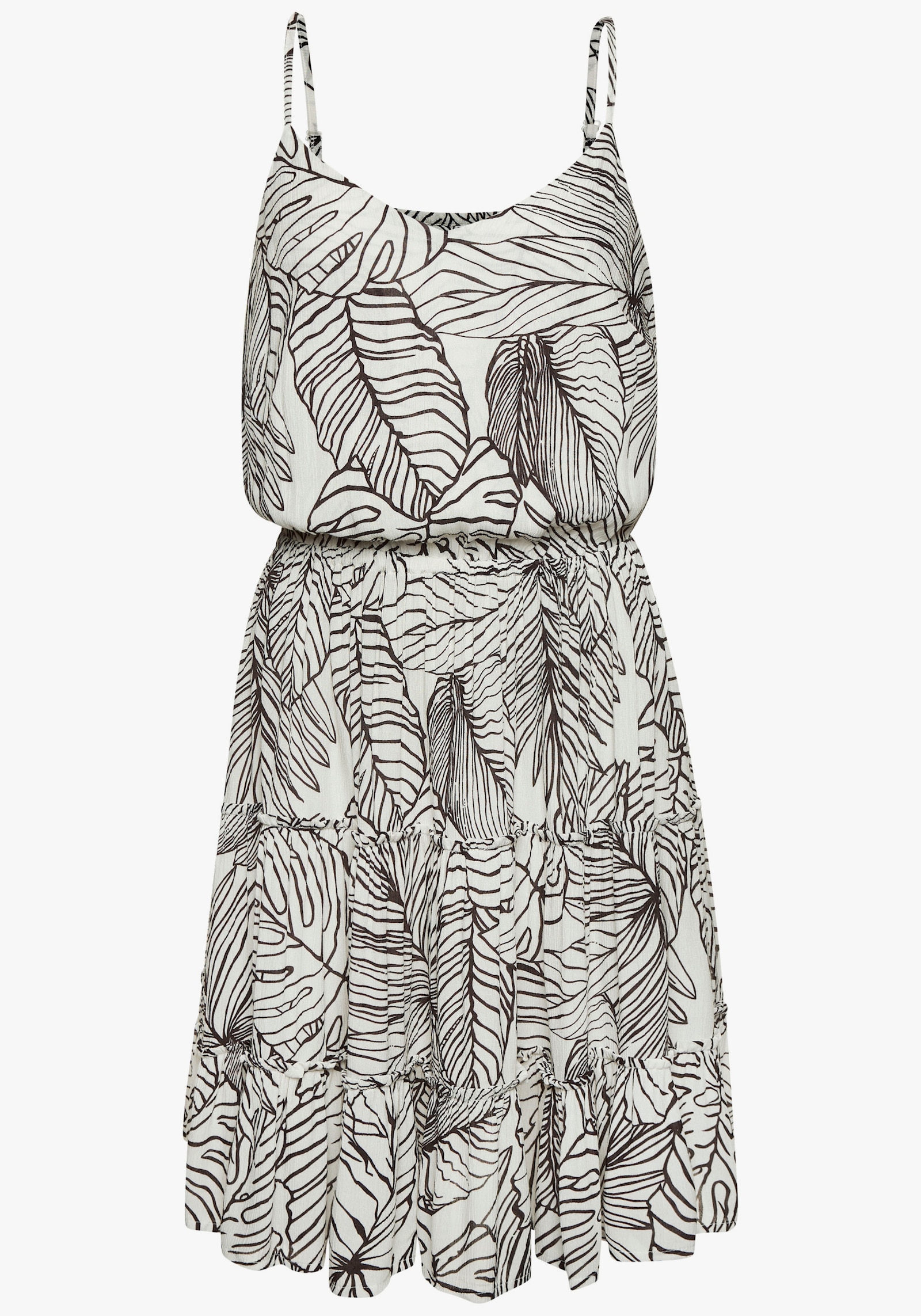 s.Oliver Sommerkleid - creme-schwarz