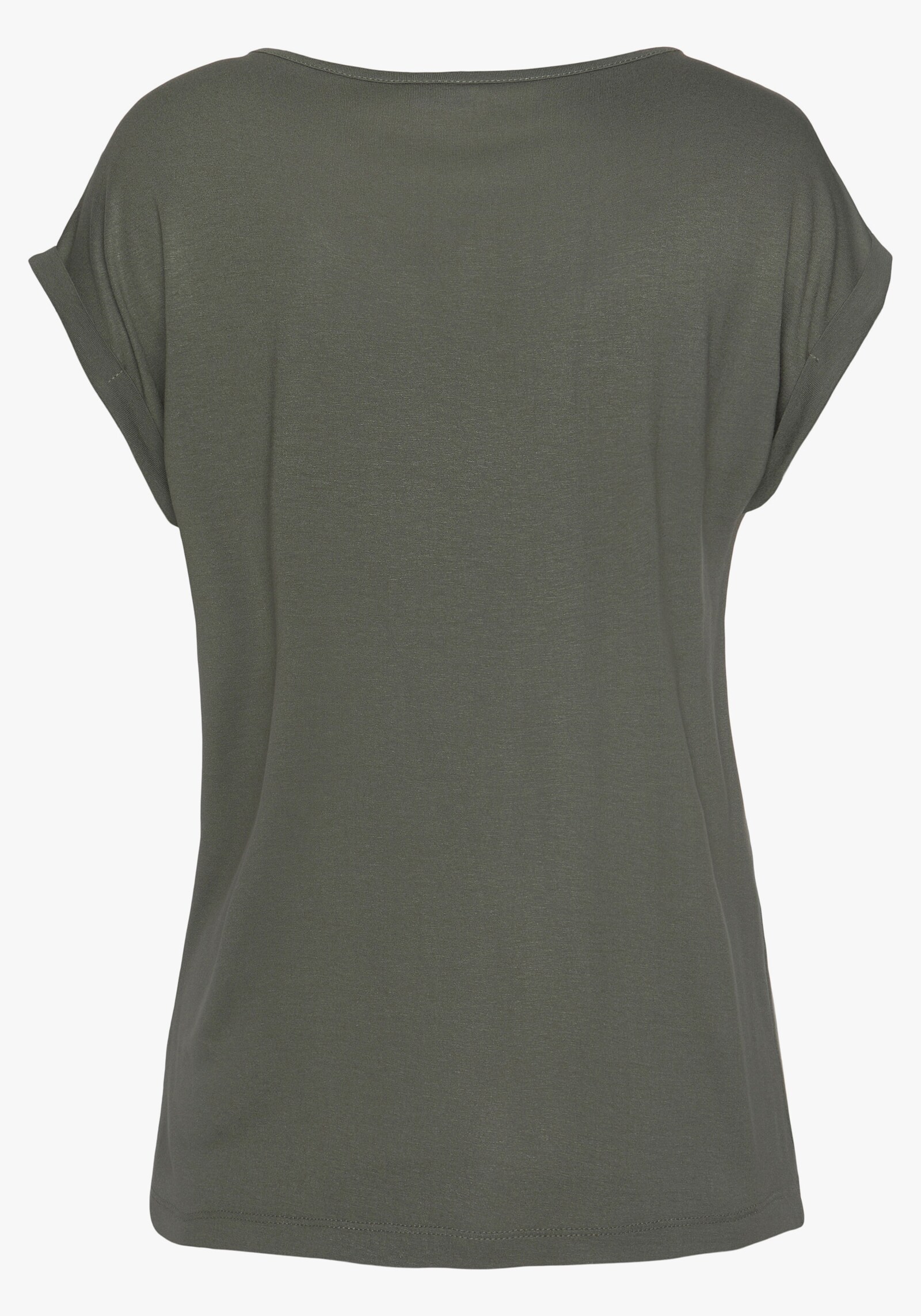 LASCANA Kurzarmshirt - khaki