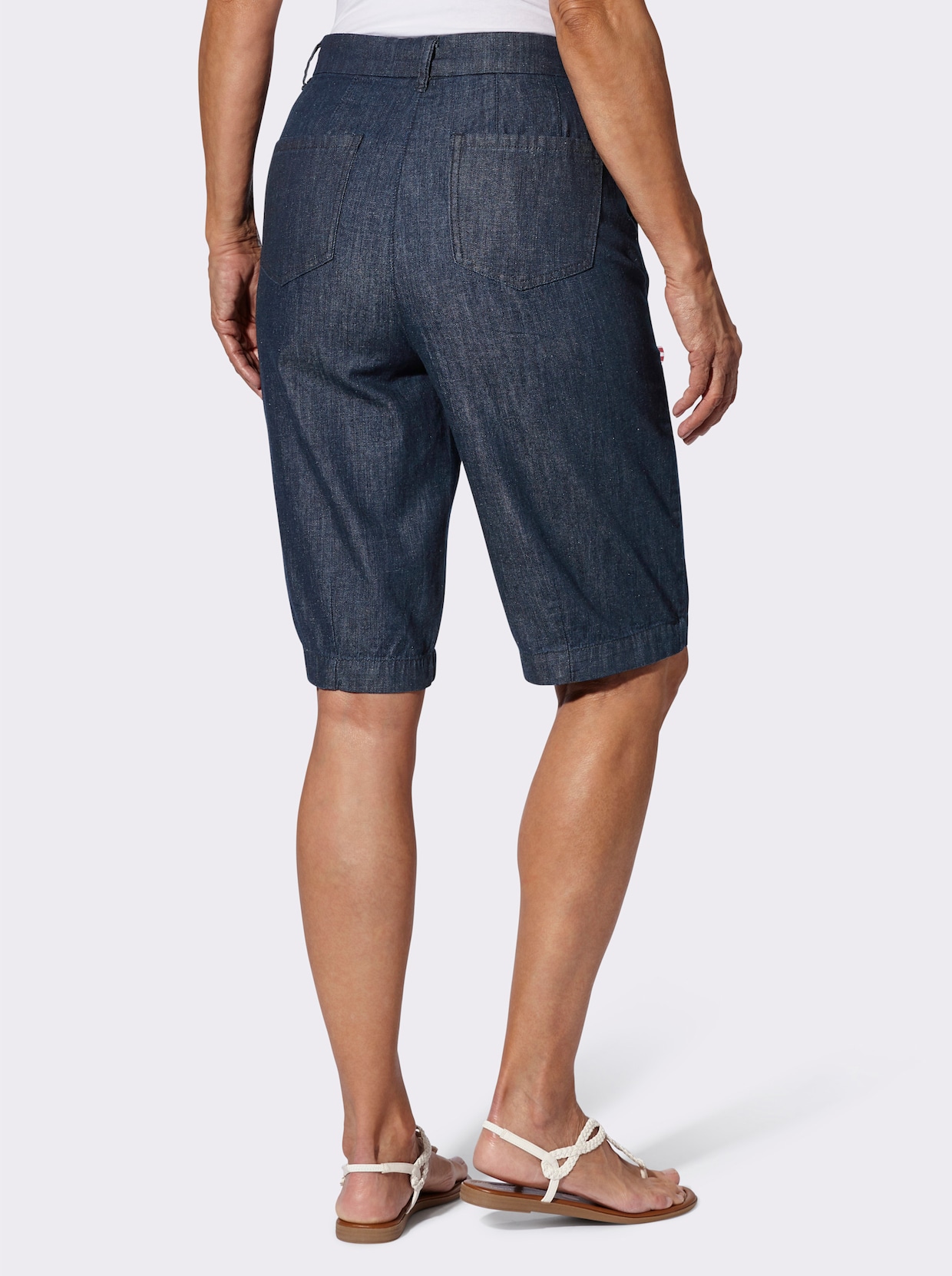 Jeansbermuda - dark-blue