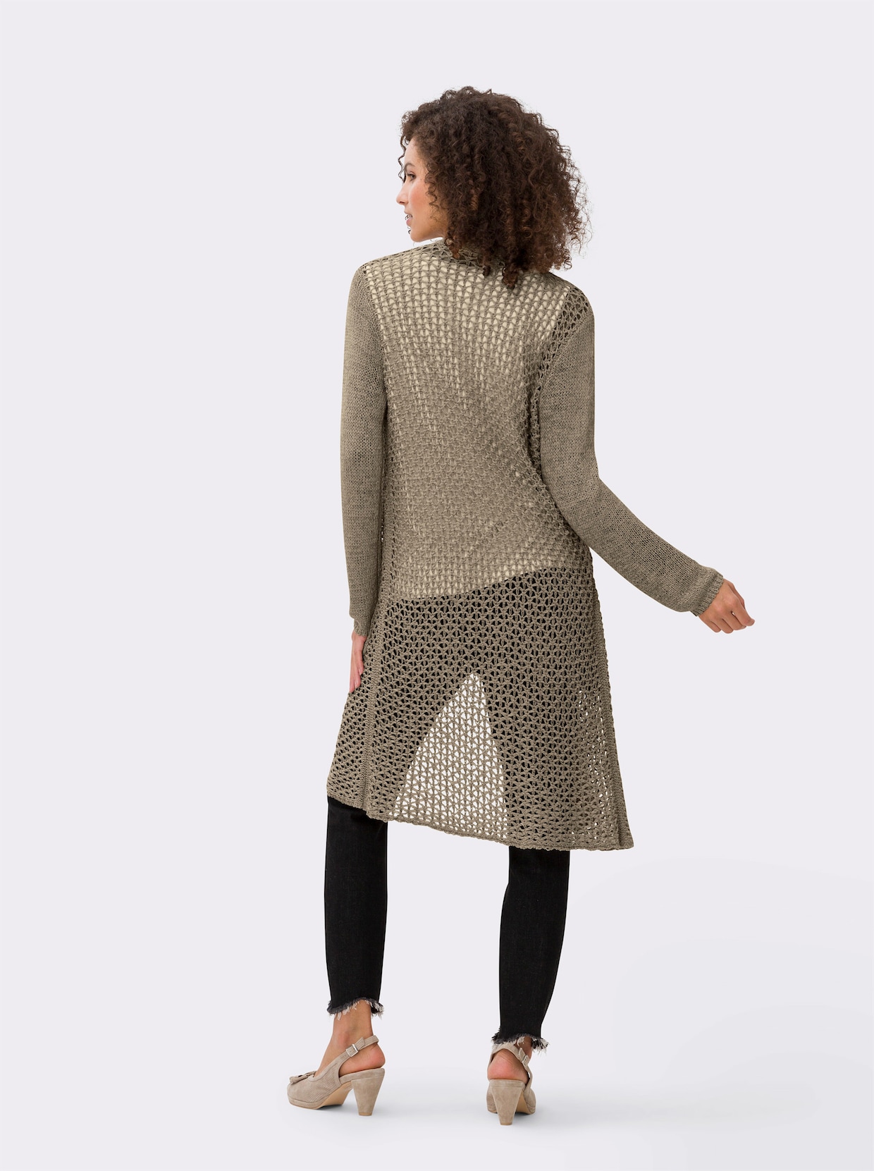 heine Manteau en tricot - grège