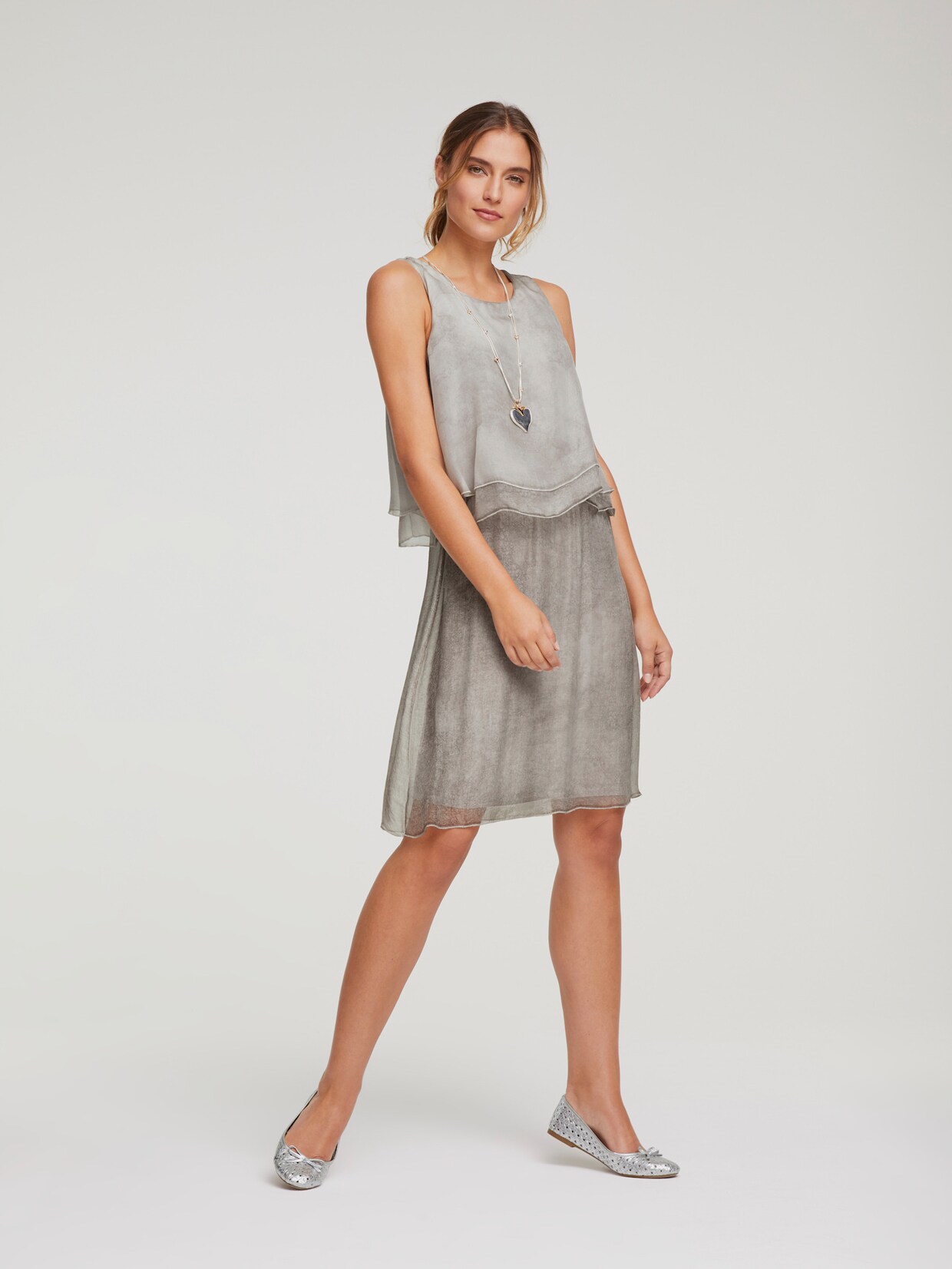 heine Lagenkleid - stein