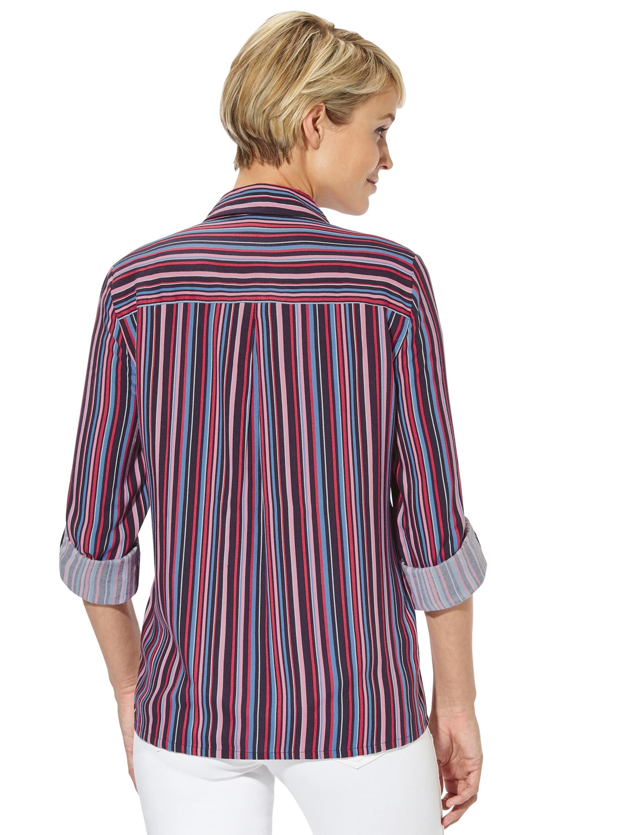 Collection L Bluse - marine-gestreift