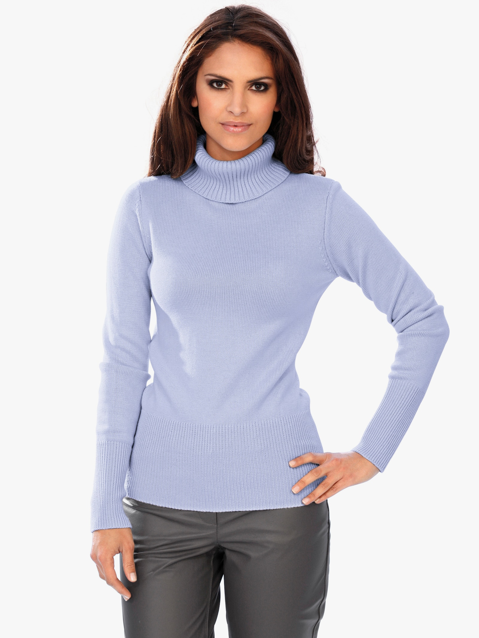 heine Rollkragenpullover mit Kaschmir-Anteil - hellblau