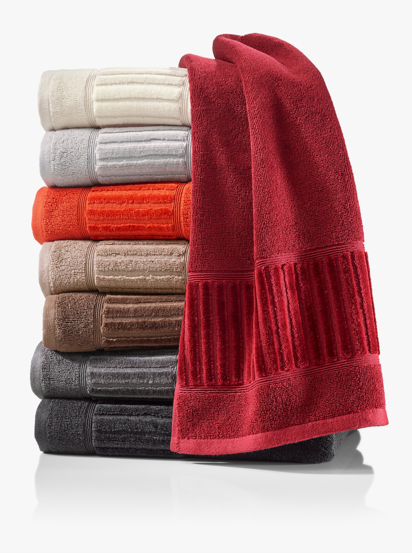 wäschepur Handtuch - anthrazit