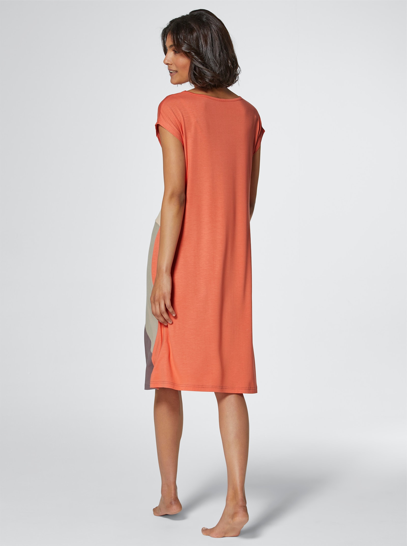 feel good Sommerkleid in A-Linie - mandarine