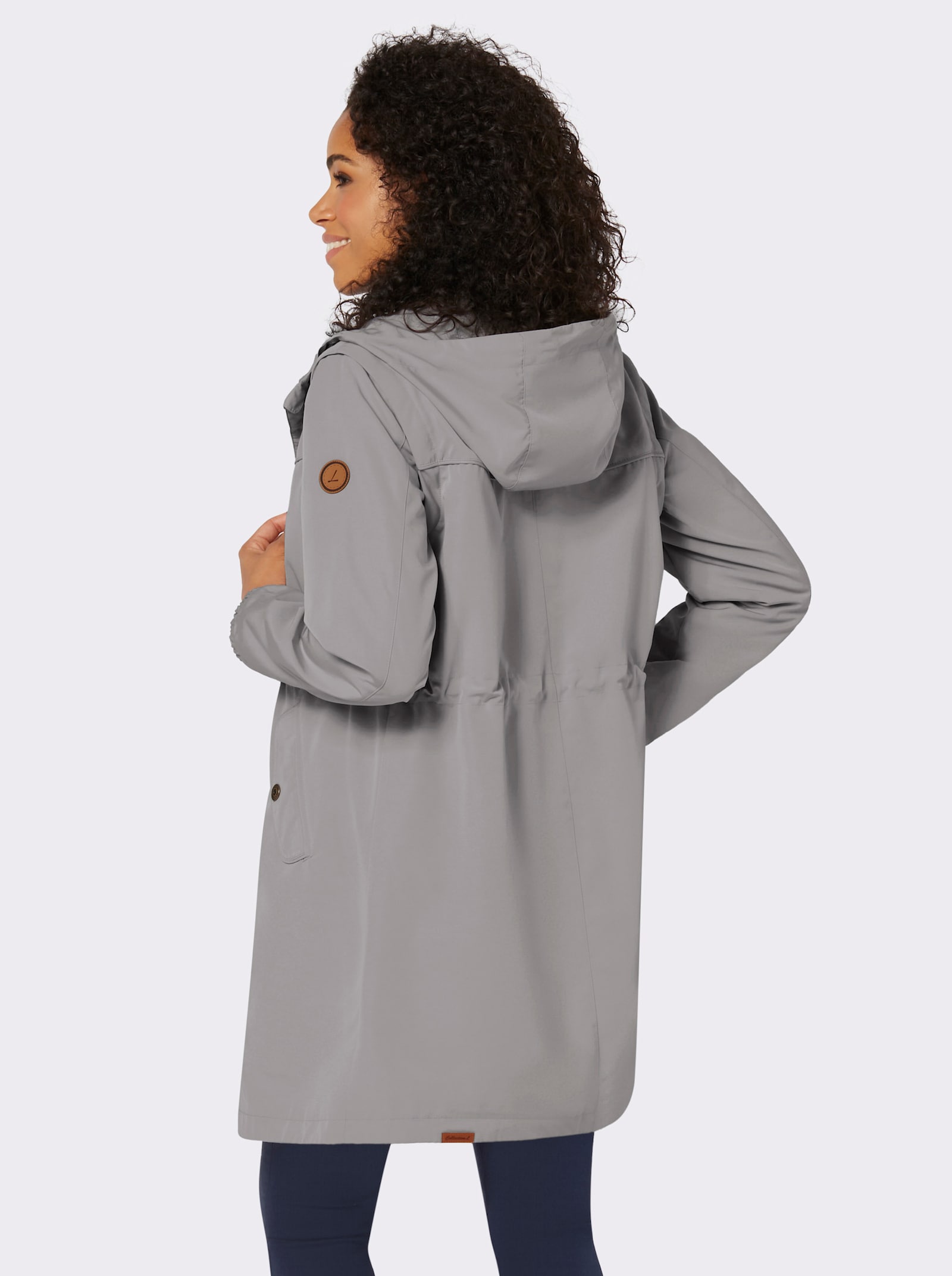 2-in-1-Jacke mit abzippbaren Ärmeln - steingrau