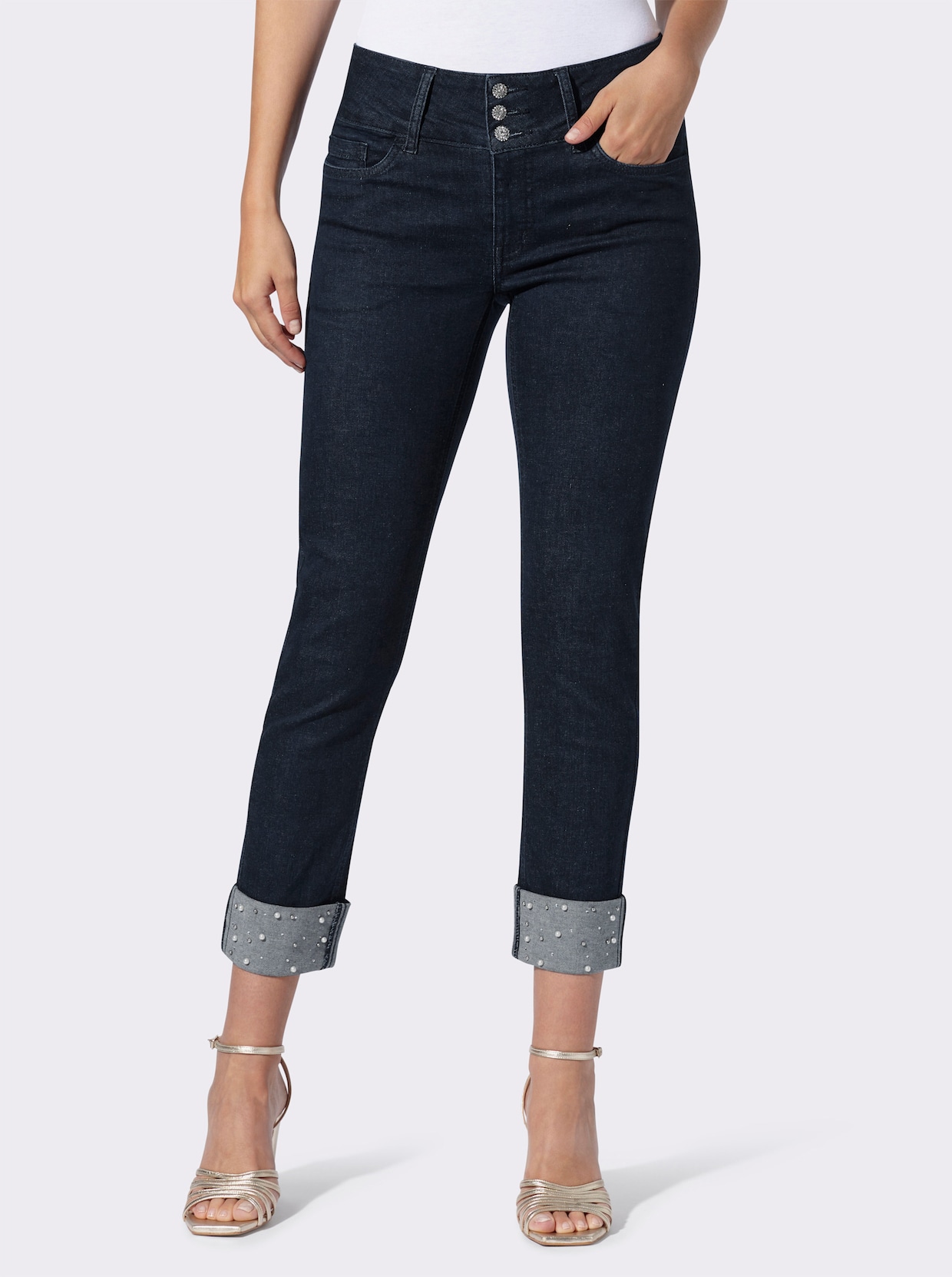 heine Push-up-Jeans - dark blue