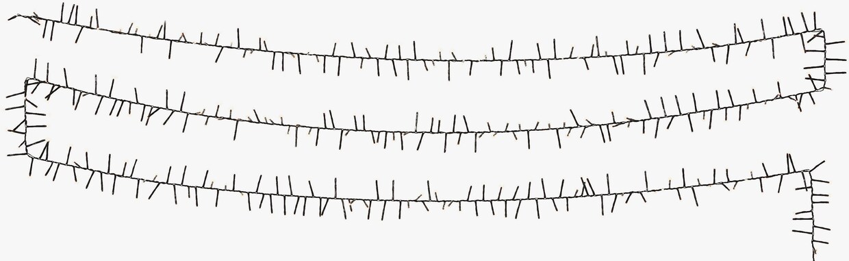 BONETTI LED-Lichterkette - schwarz