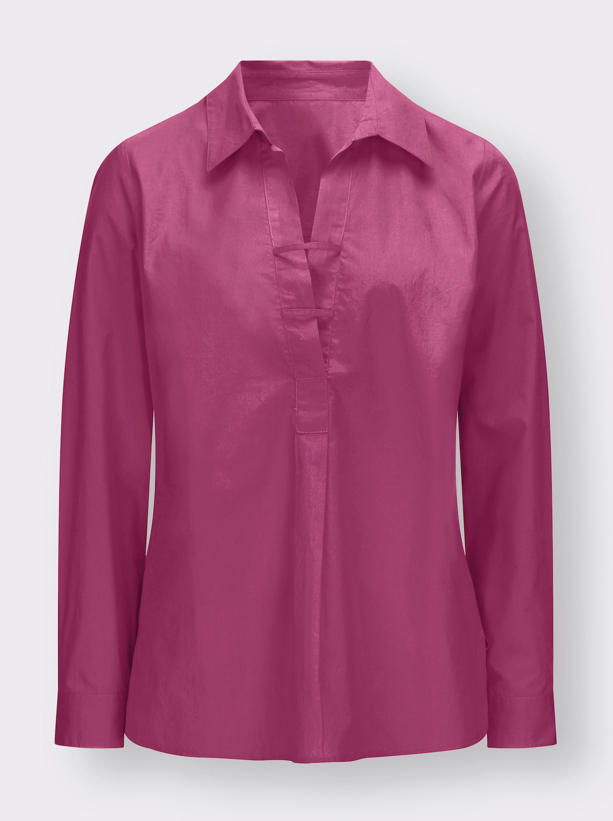 Comfortabele blouse - heide