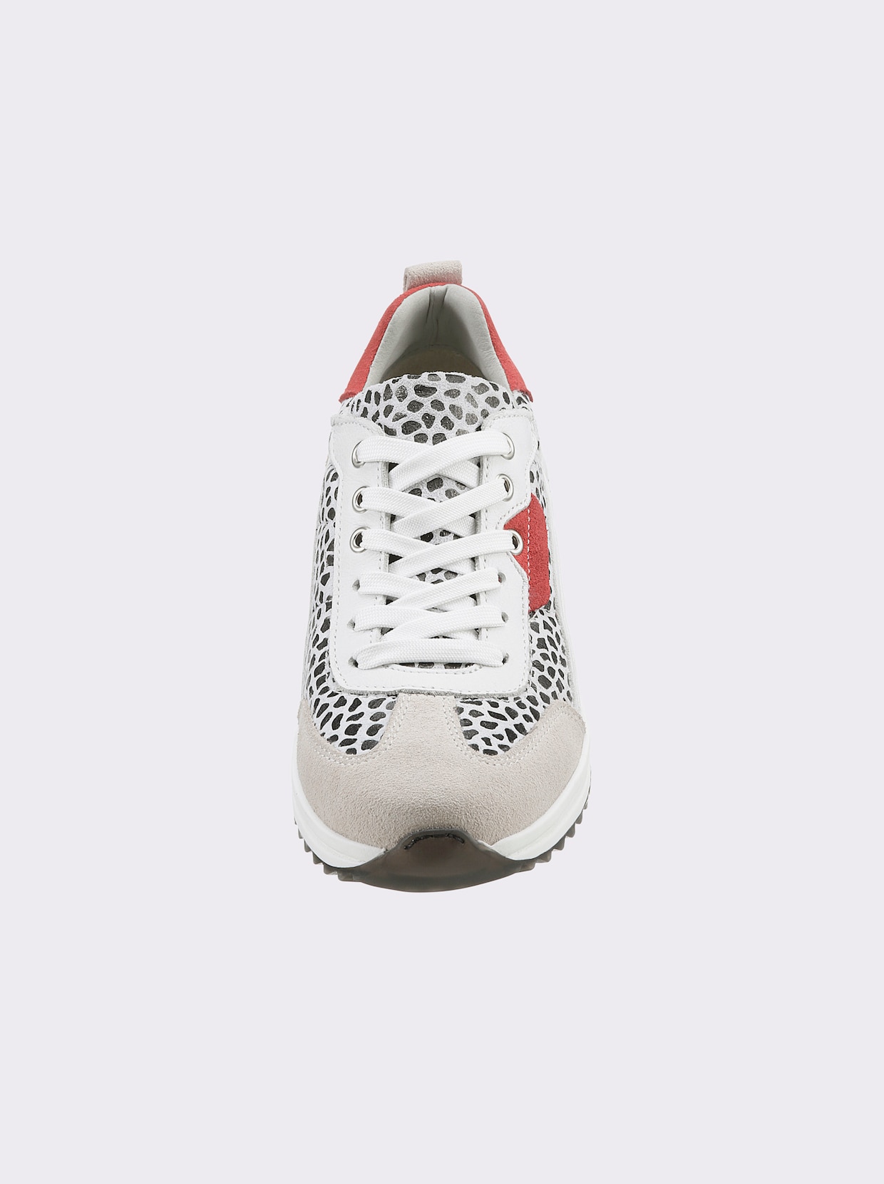 heine Sneaker - grijs/wit gedessineerd