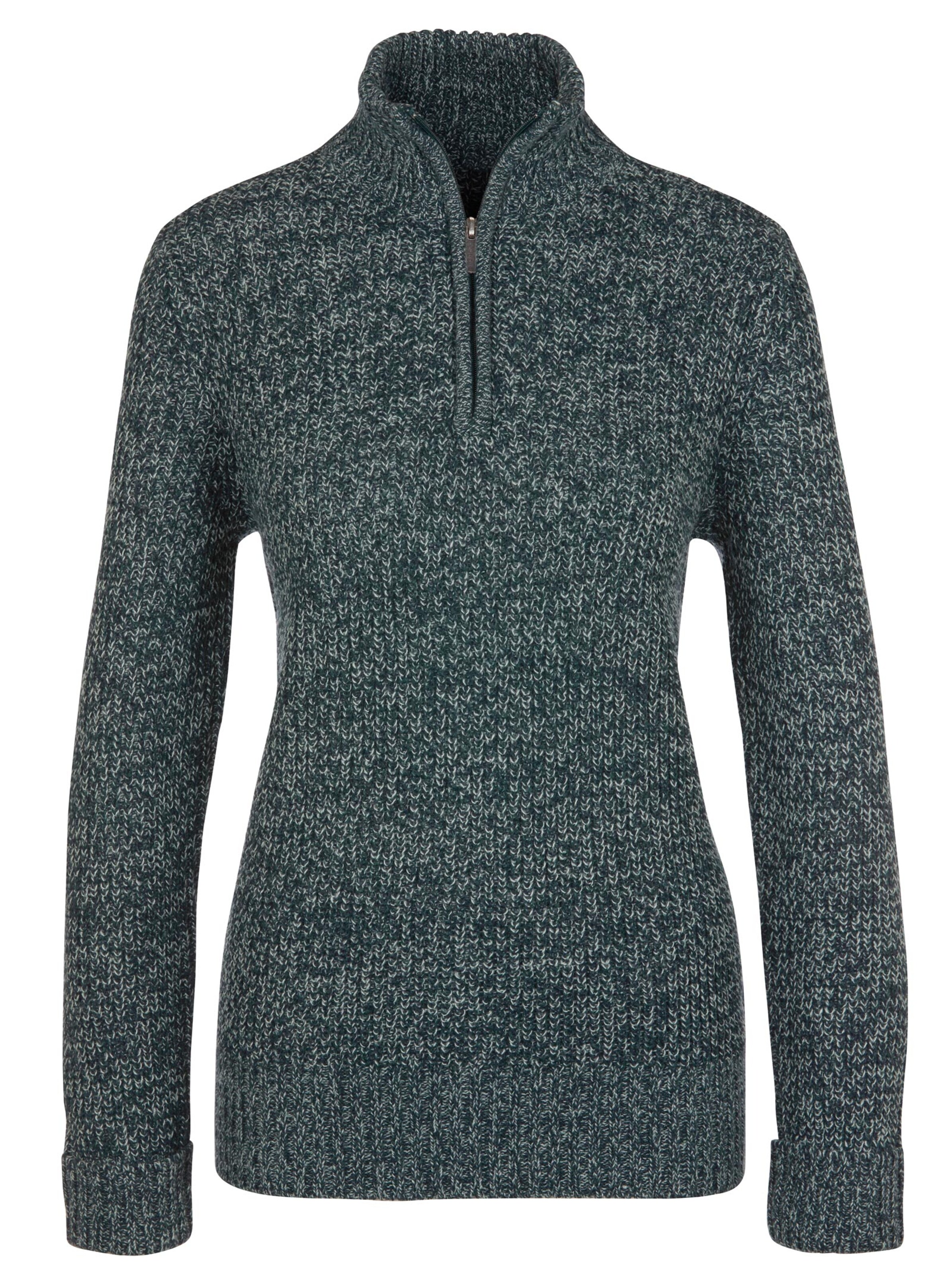 Pullover - marine-meliert