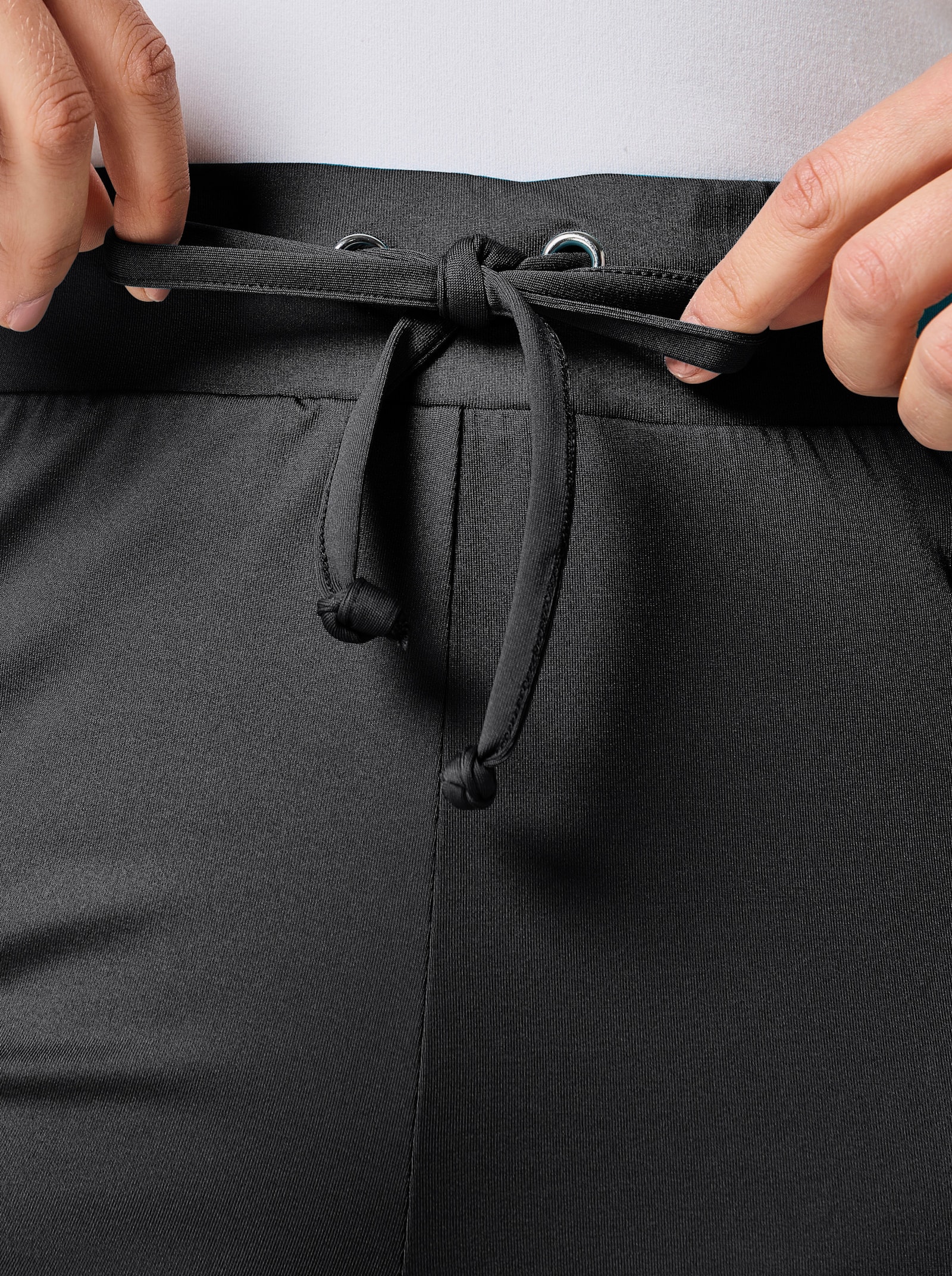 Catamaran Sports Caprileggings mit Teil-Dehnbund - schwarz