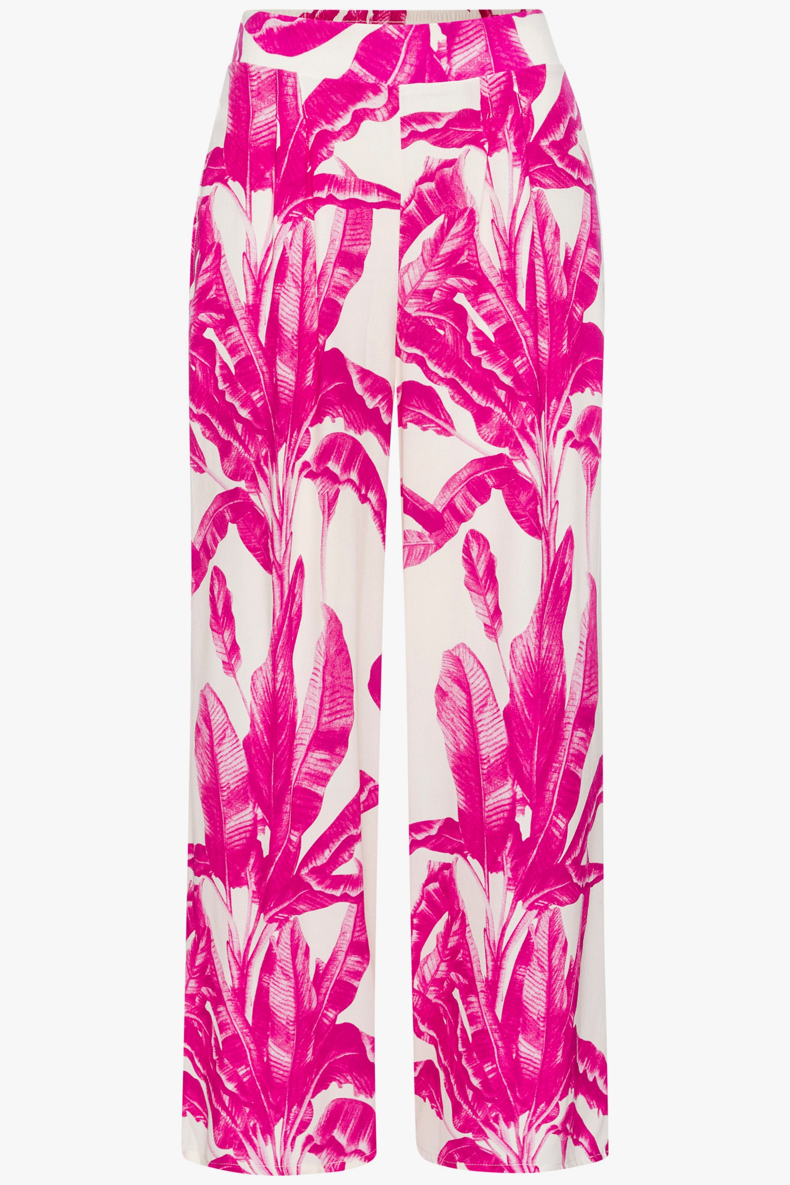 LASCANA Palazzohose - creme-pink bedruckt