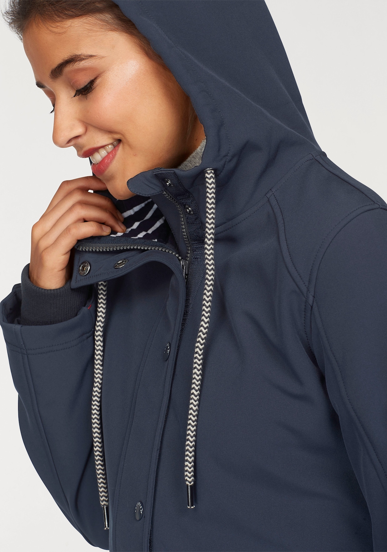 Softshellparka - dunkelblau