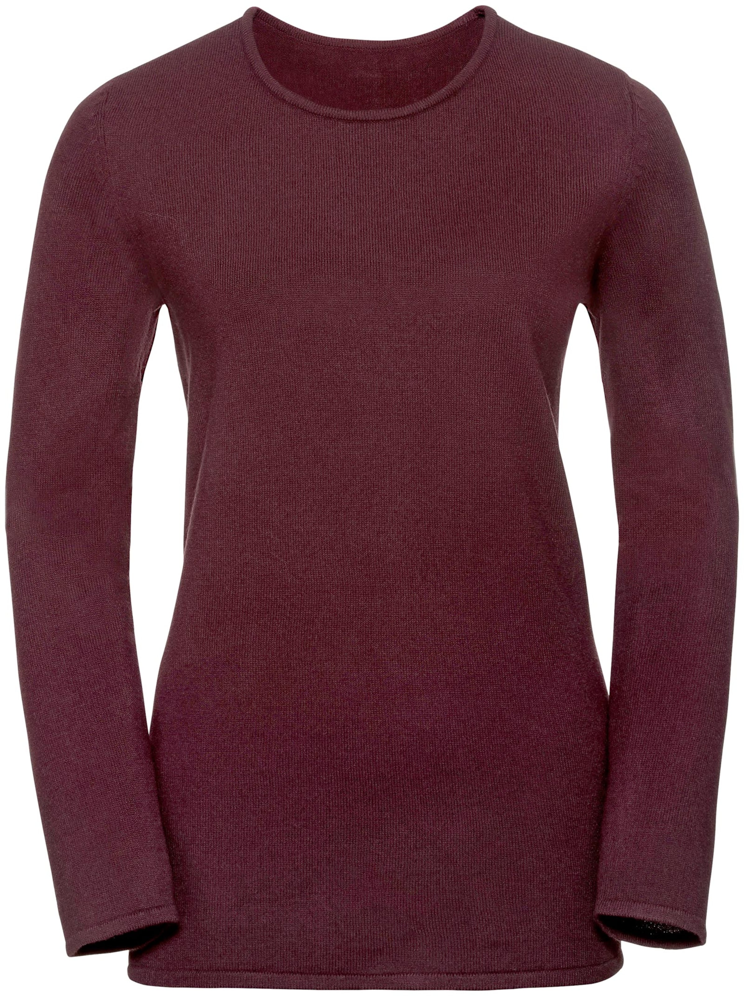 Pullover - bordeaux + bordeaux-geringelt