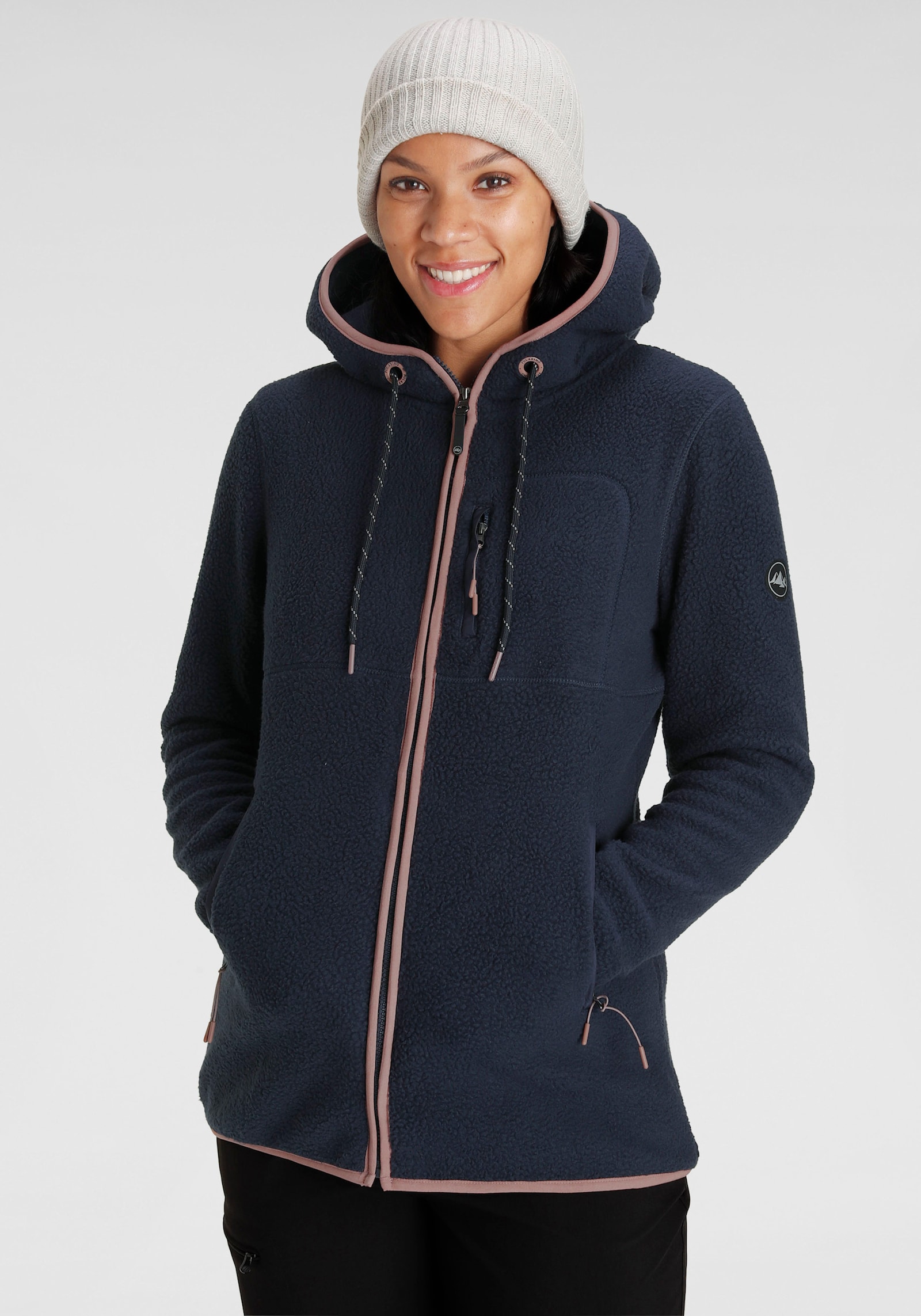 Polarino Fleecejacke - marine