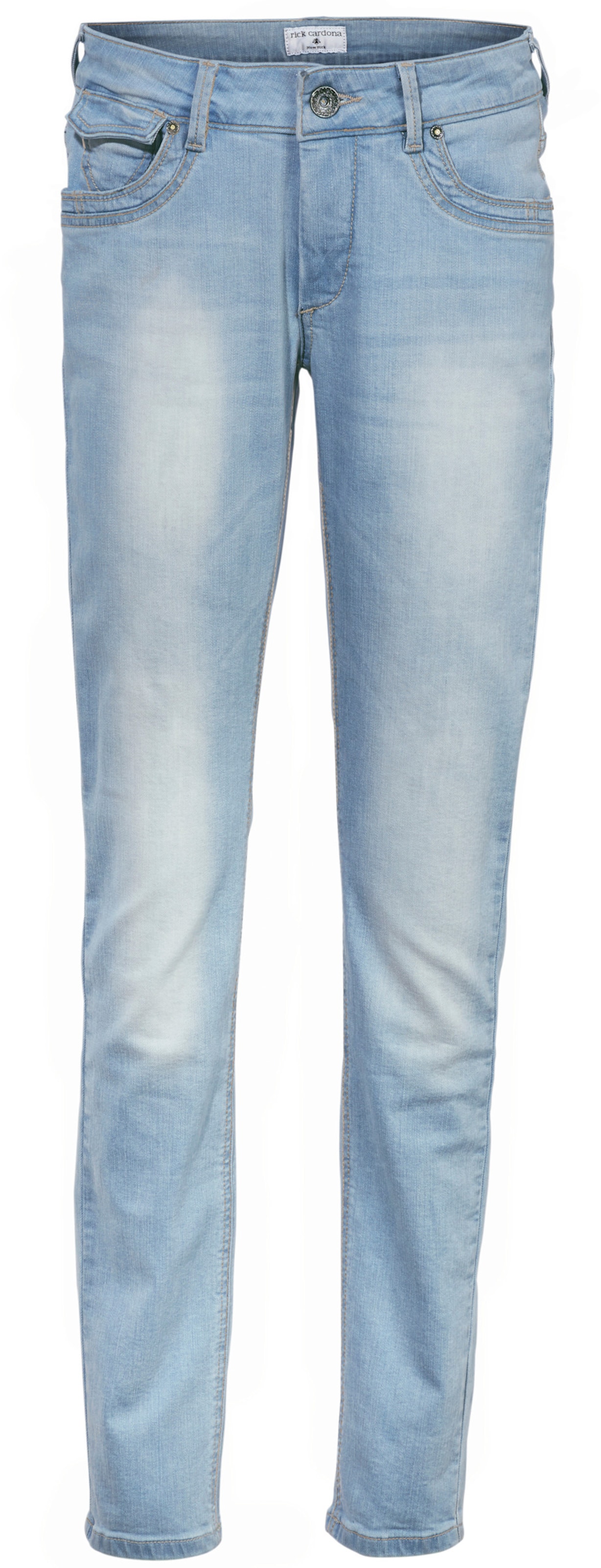 Witt Damen Bauchweg-Jeans, bleached