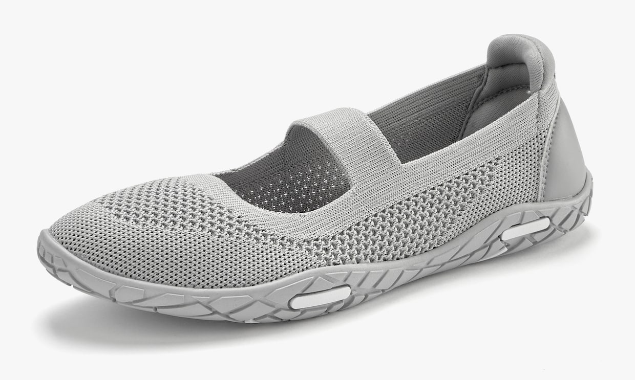LASCANA Sneakers ballerines - gris clair
