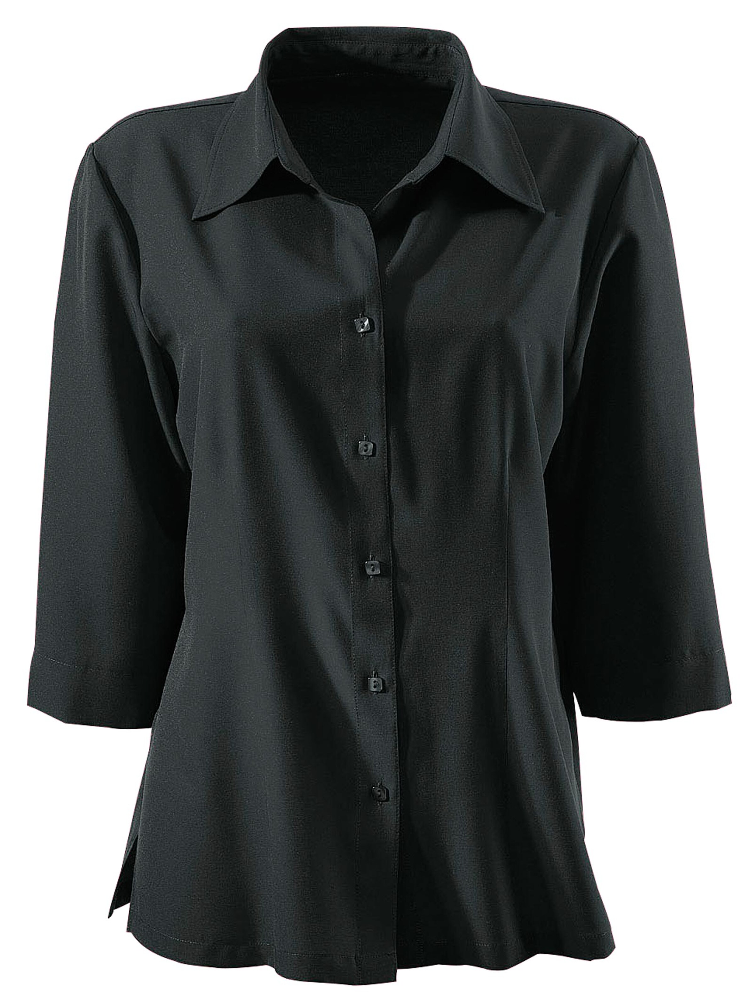 Hemdbluse - schwarz