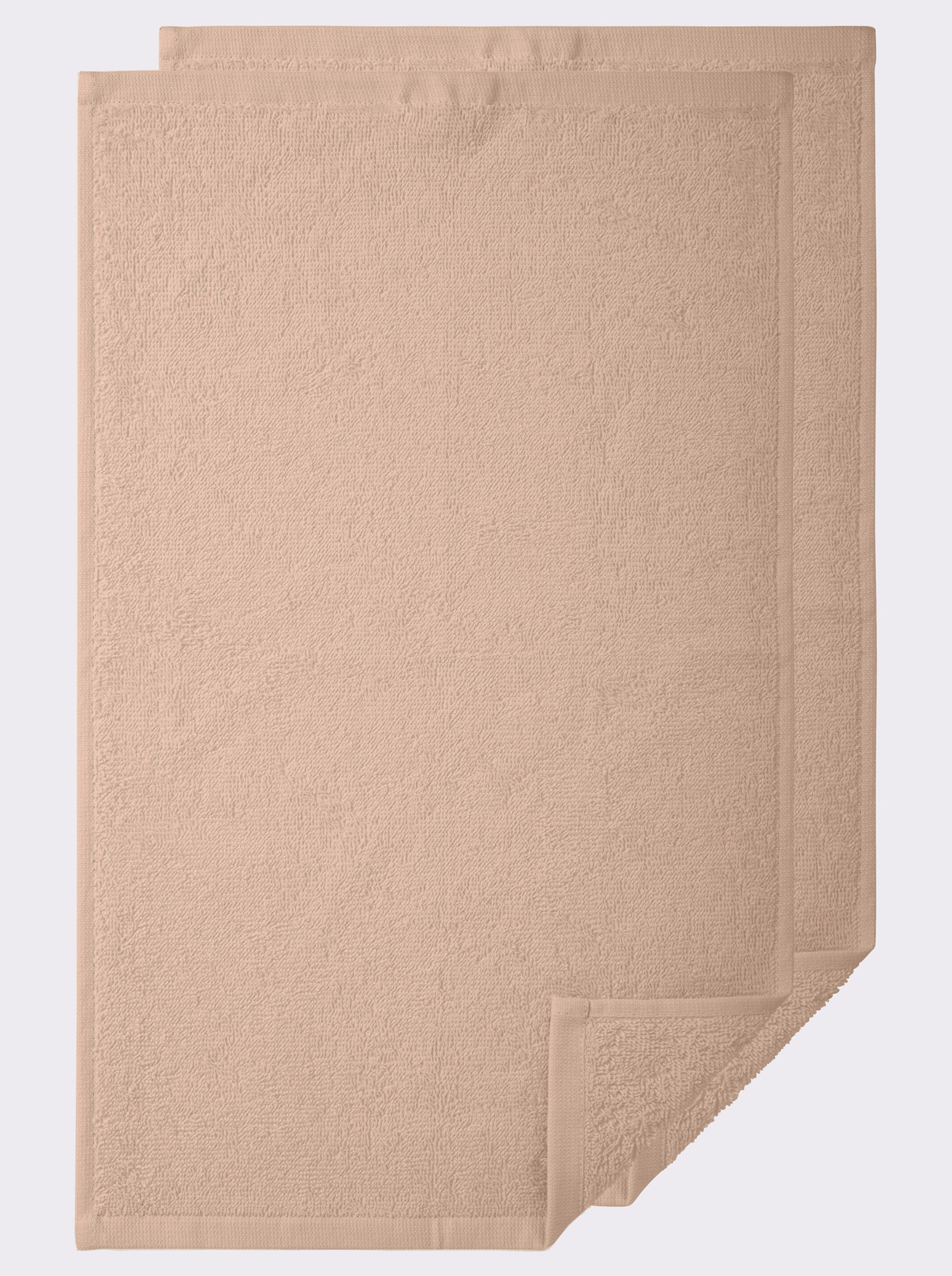 wäschepur Handtuch mit 2-farbiger Bordüre - beige