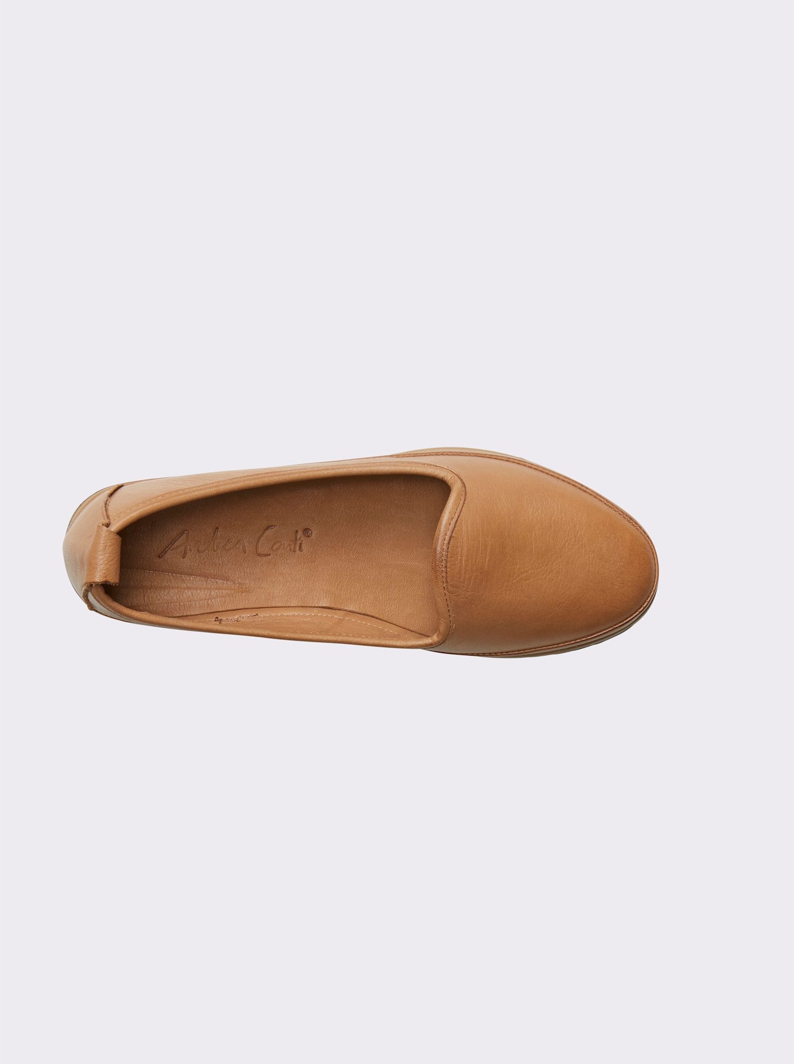 Andrea Conti Slipper - cognac