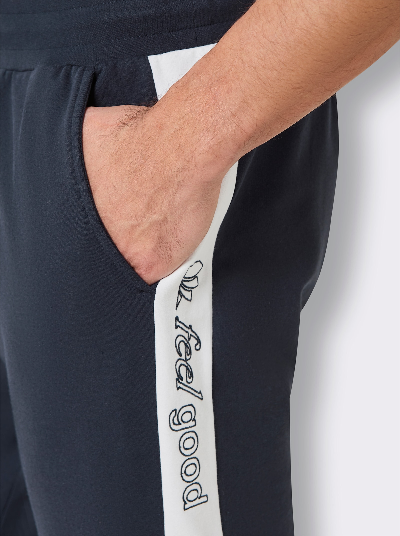 feel good Hose - marine-dunkelrot