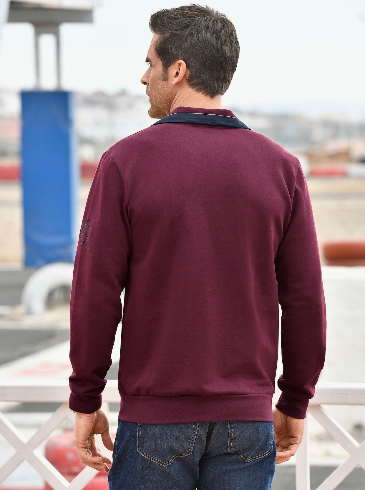 Marco Donati Sweatvest - bordeaux