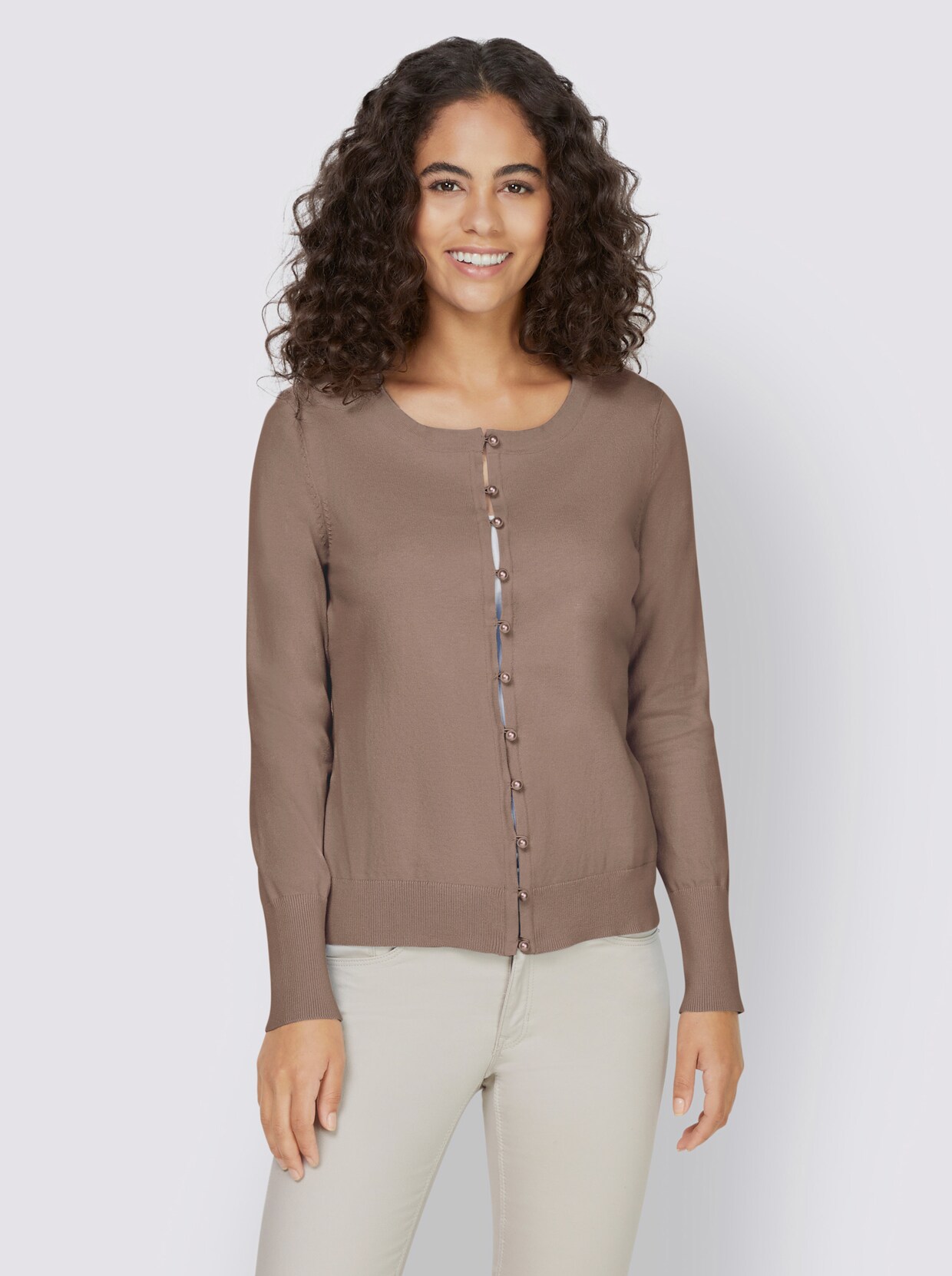heine Cardigan - taupe