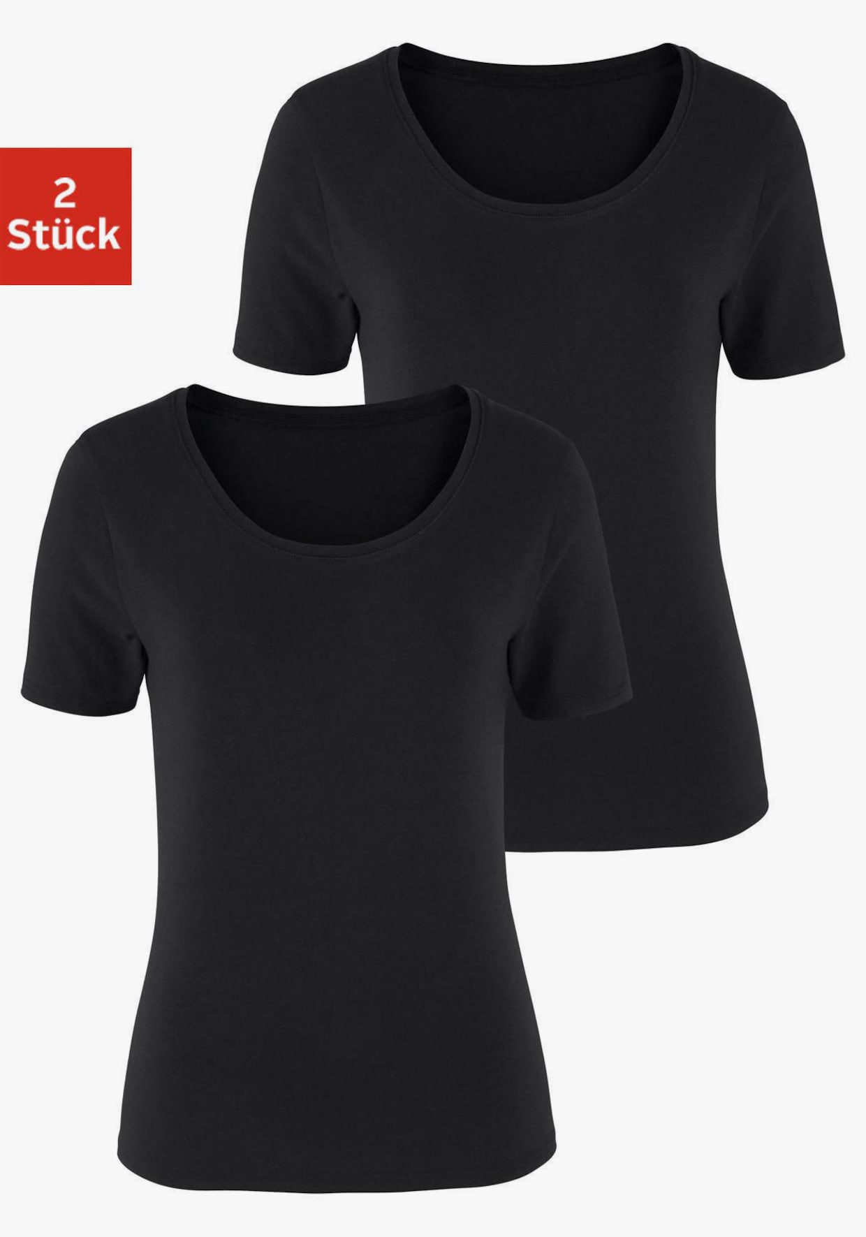Vivance Shirt met korte mouwen - zwart
