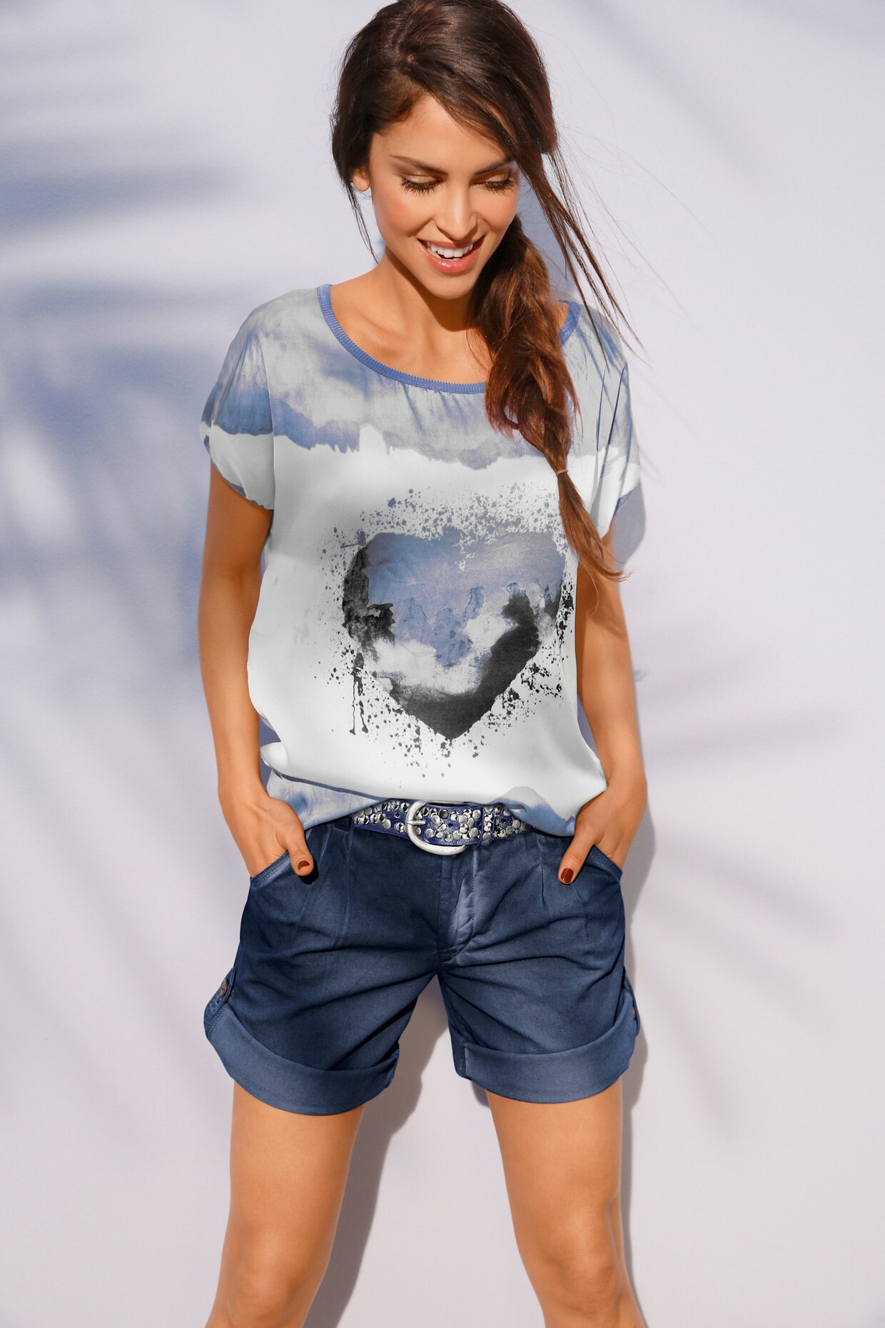 heine T-shirt imprimé - bleu