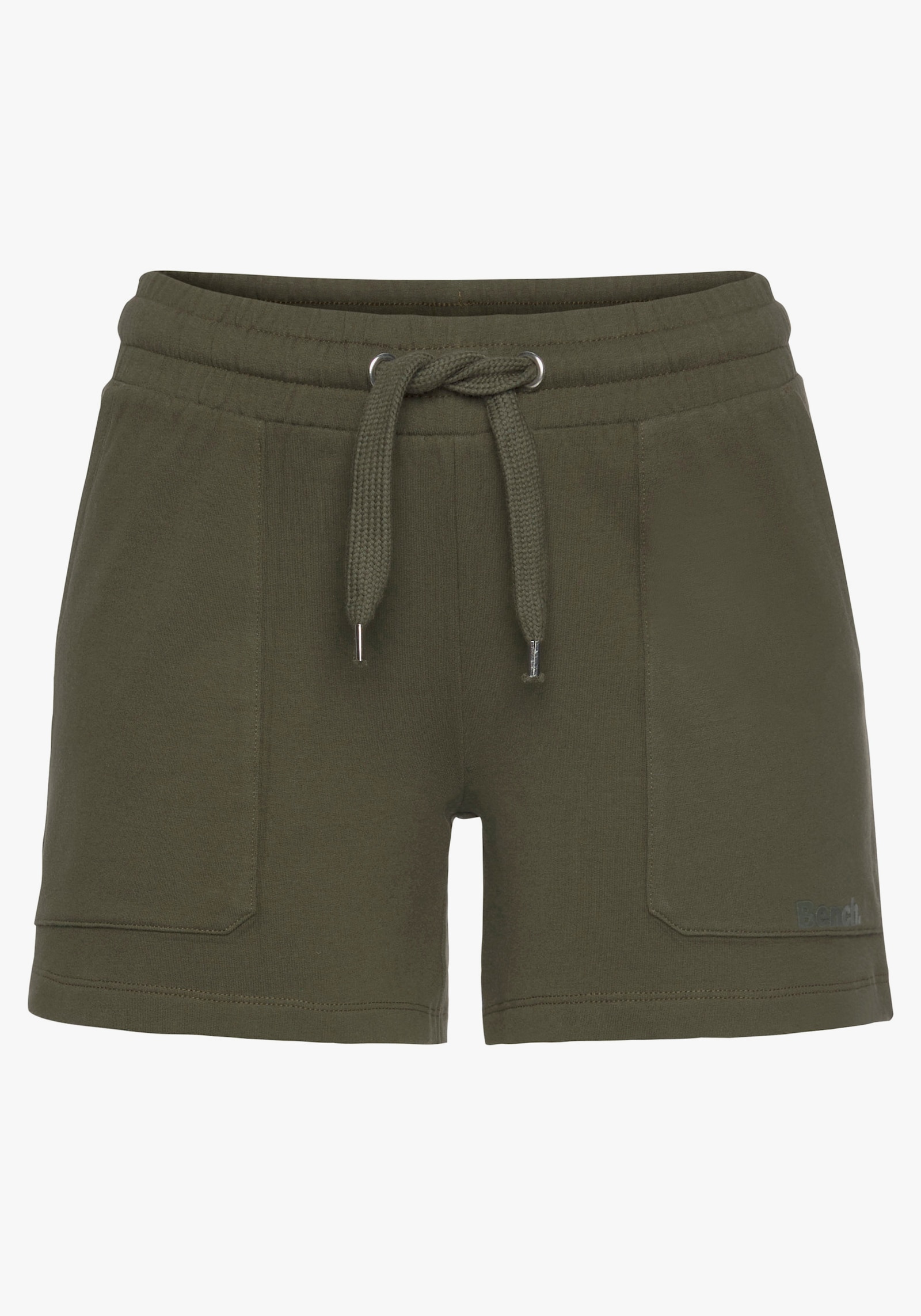 Bench. Loungewear Relaxshorts - donkergroen