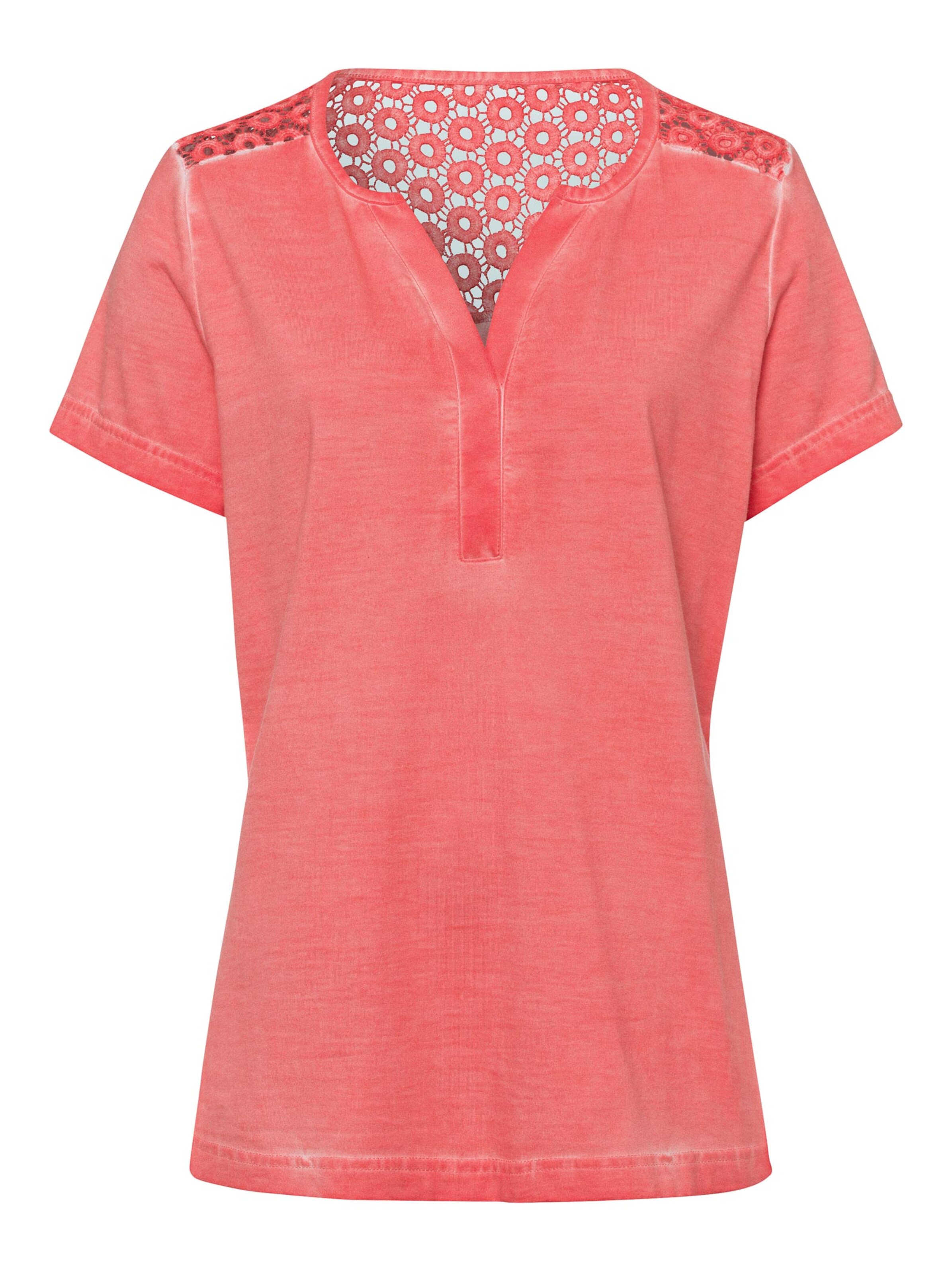 Shirt - korallenrot