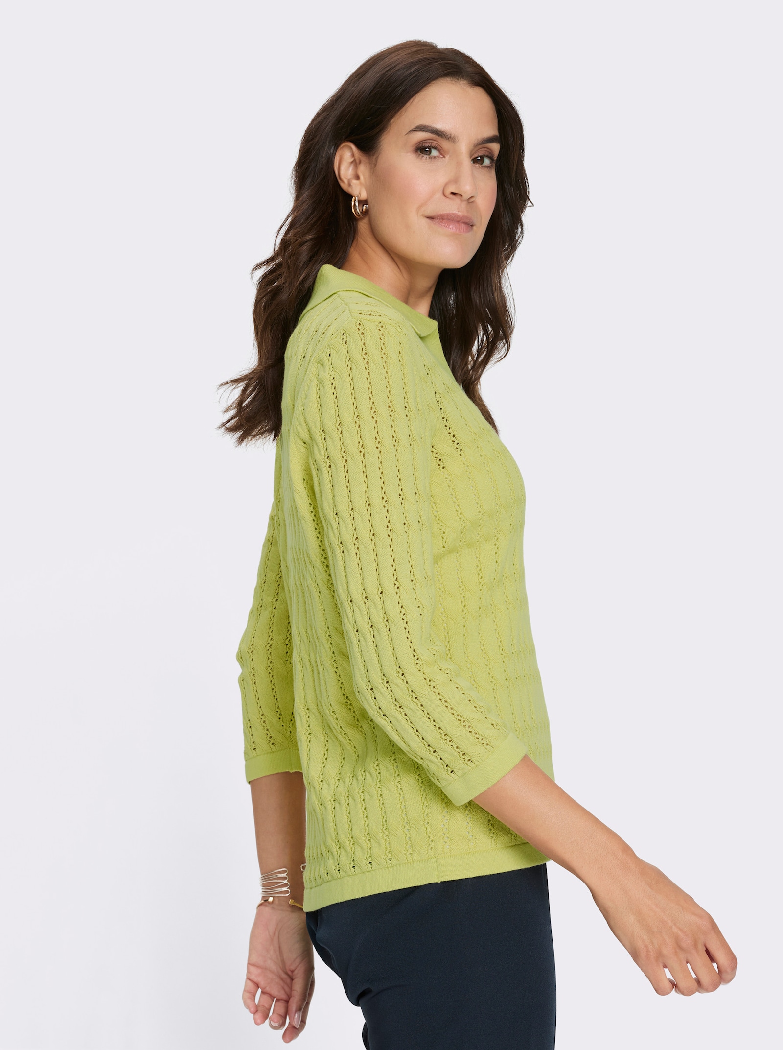 Polopullover - pistazie