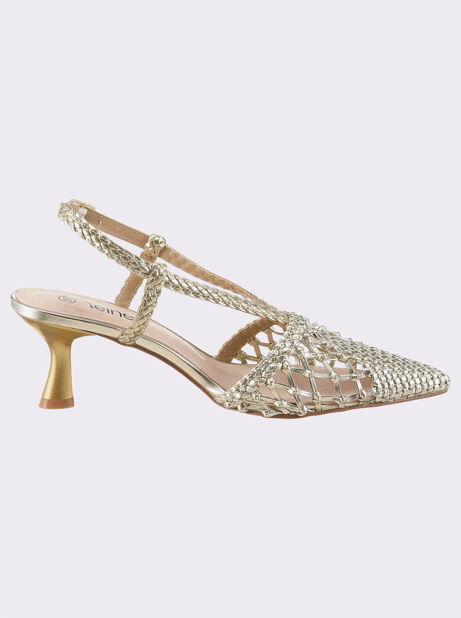 heine Slingpumps - goldfarben