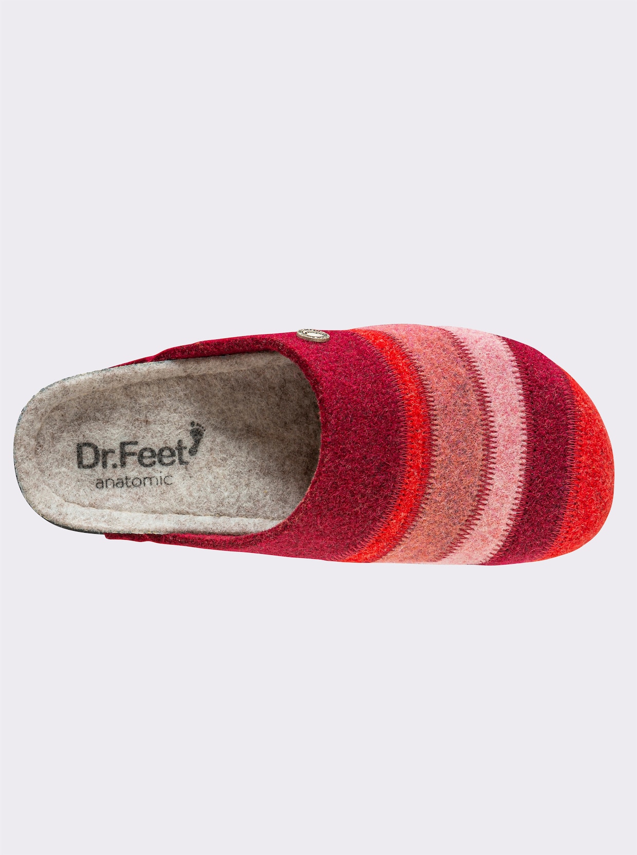 Dr. Feet Hausschuh - rot