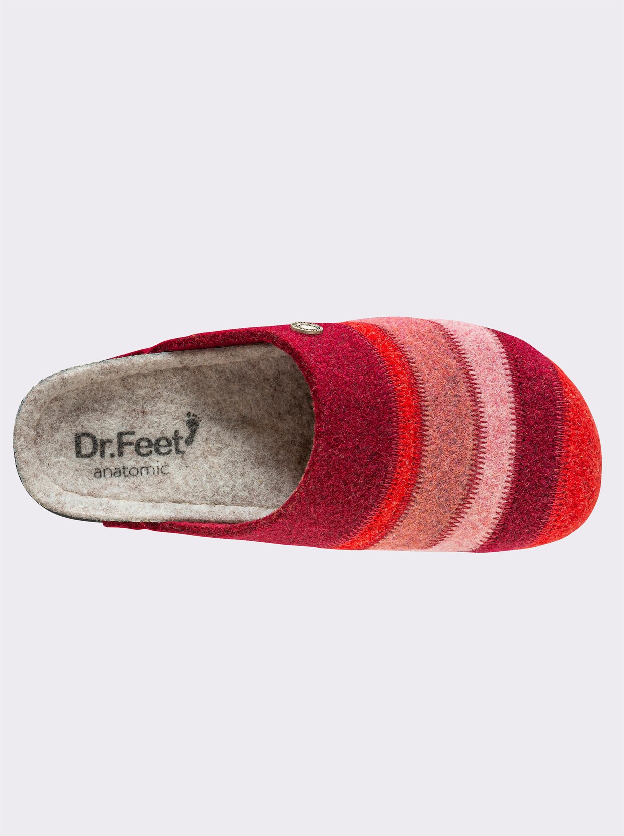 Dr. Feet Chaussons - rouge