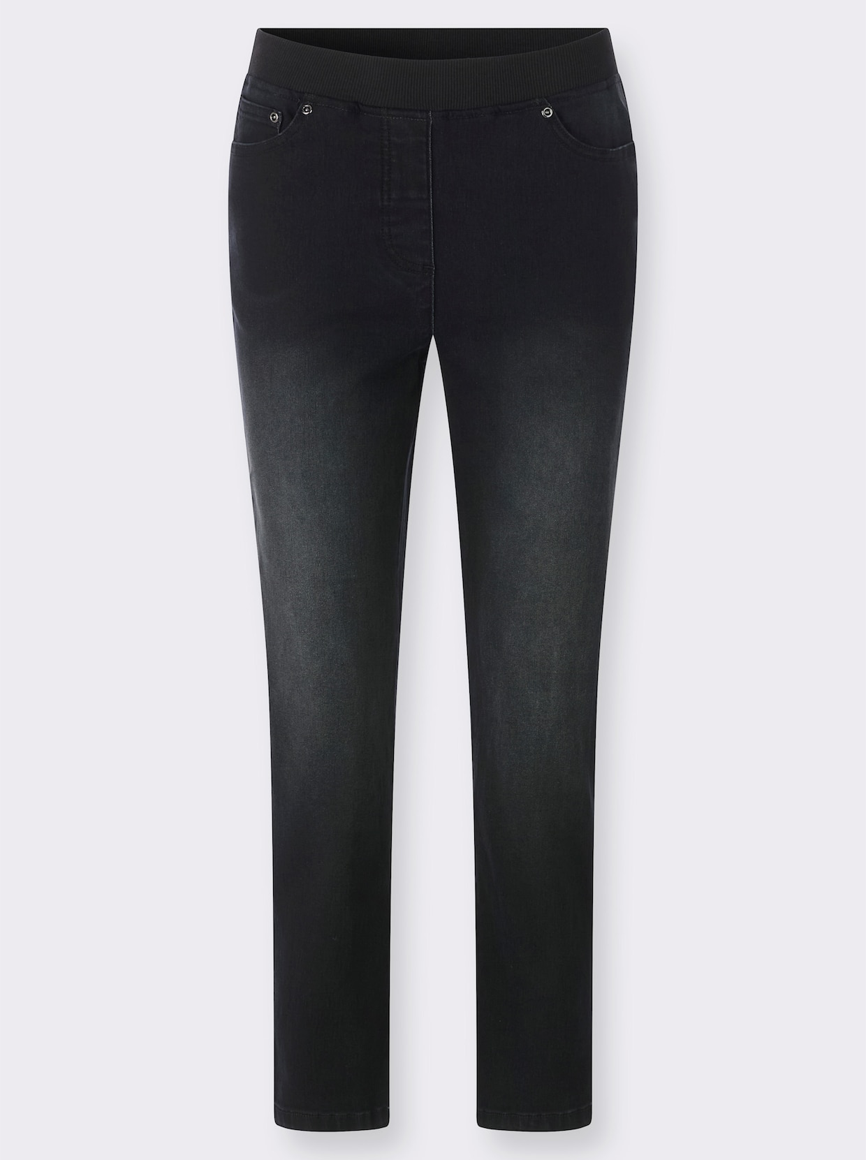 7/8-Jeans - black-denim