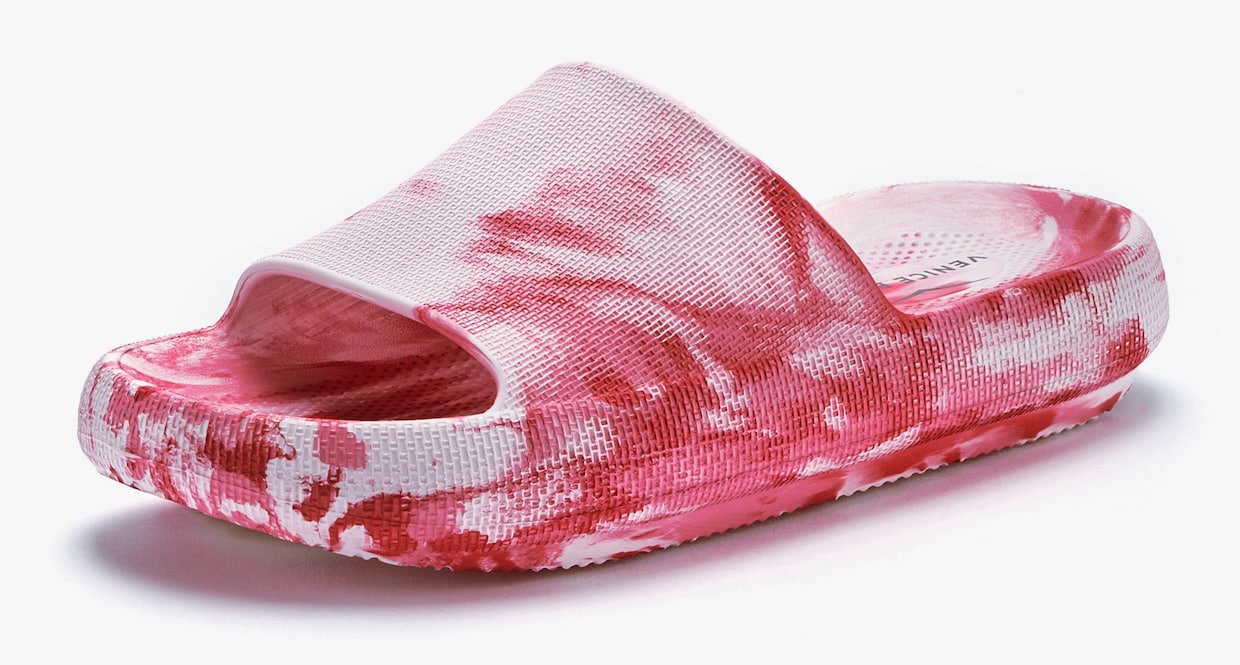 Venice Beach slippers - pink batik