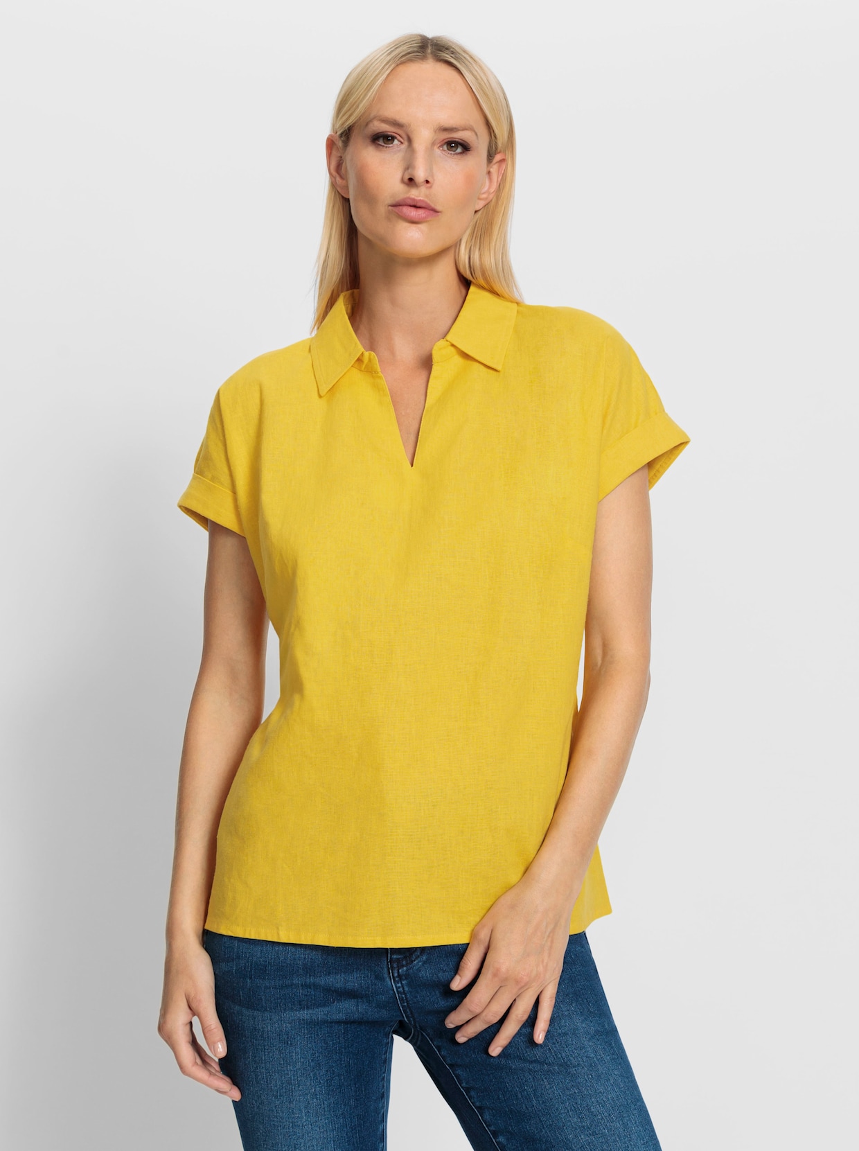 heine Comfortabele blouse - zonnegeel