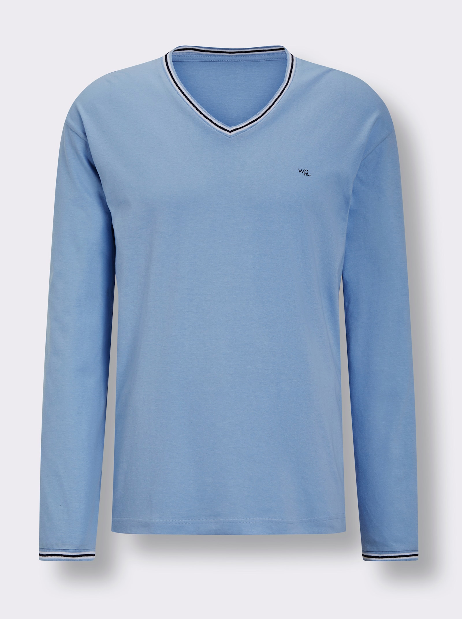 wäschepur men Schlafanzug-Shirt - himmelblau